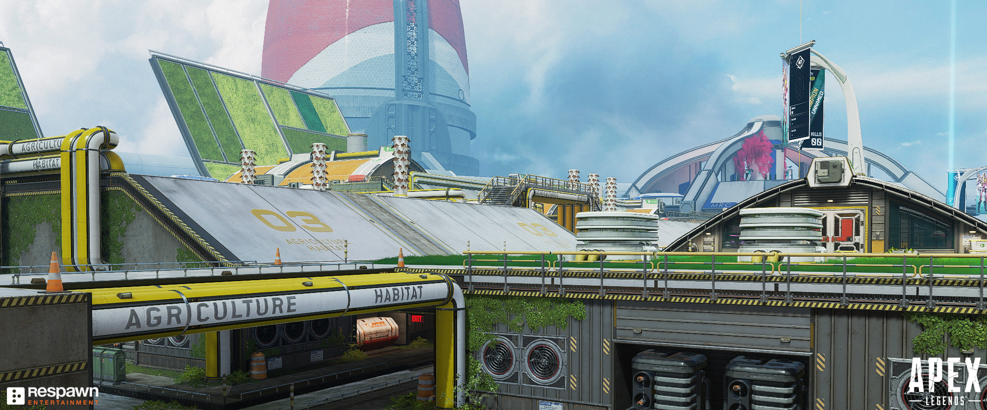 Paul Tran - Apex Legends - Olympus - Hydroponics Zone Hardsurface