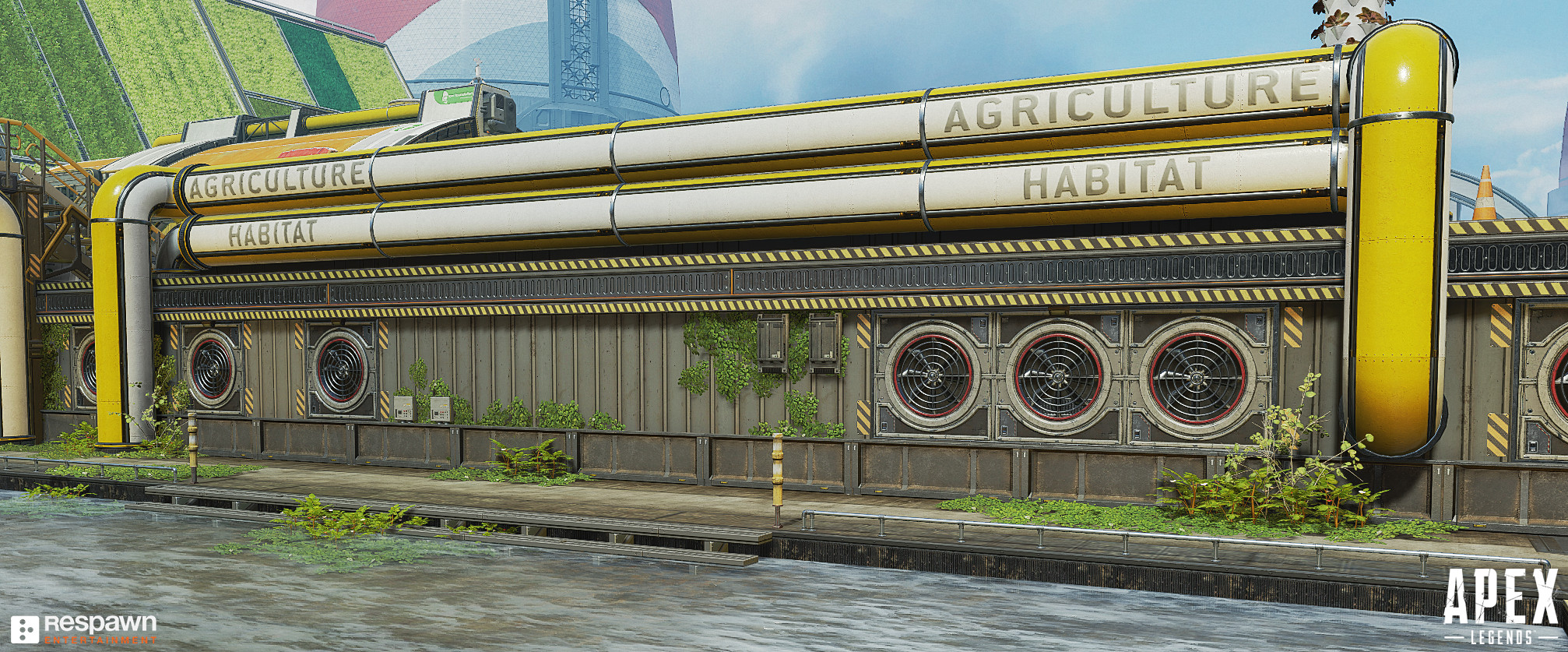 Paul Tran - Apex Legends - Olympus - Hydroponics Zone Hardsurface