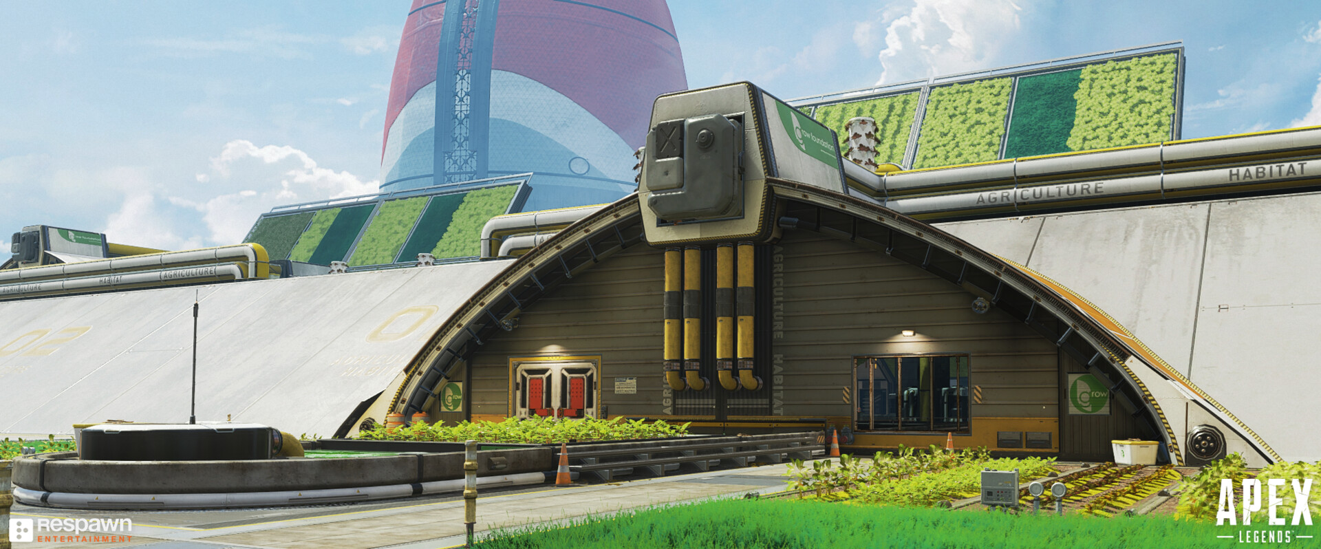 Paul Tran - Apex Legends - Olympus - Hydroponics Zone Hardsurface