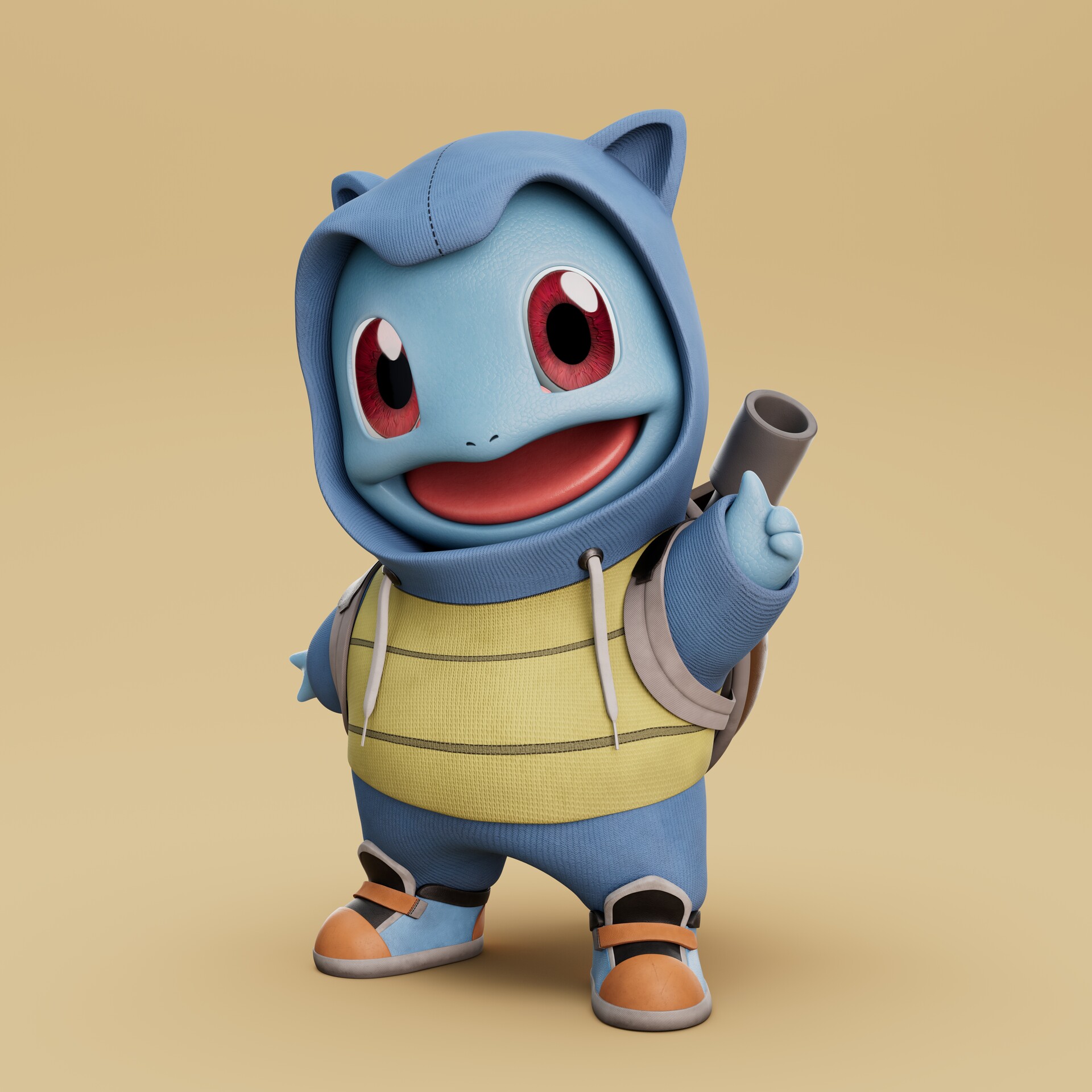 Squirtle in blastoise hoodie clearance