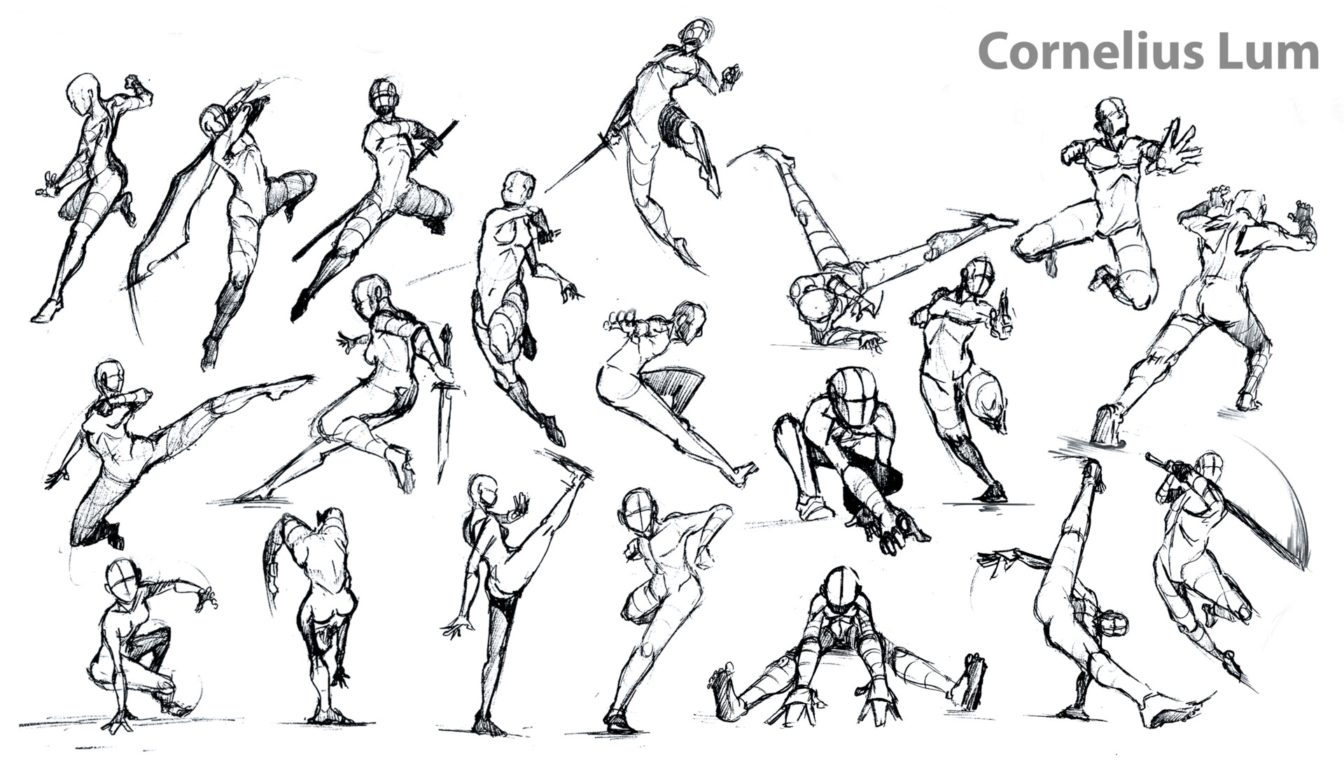 Fighting poses drawing, Dynamic Poses Drawing - YouTube