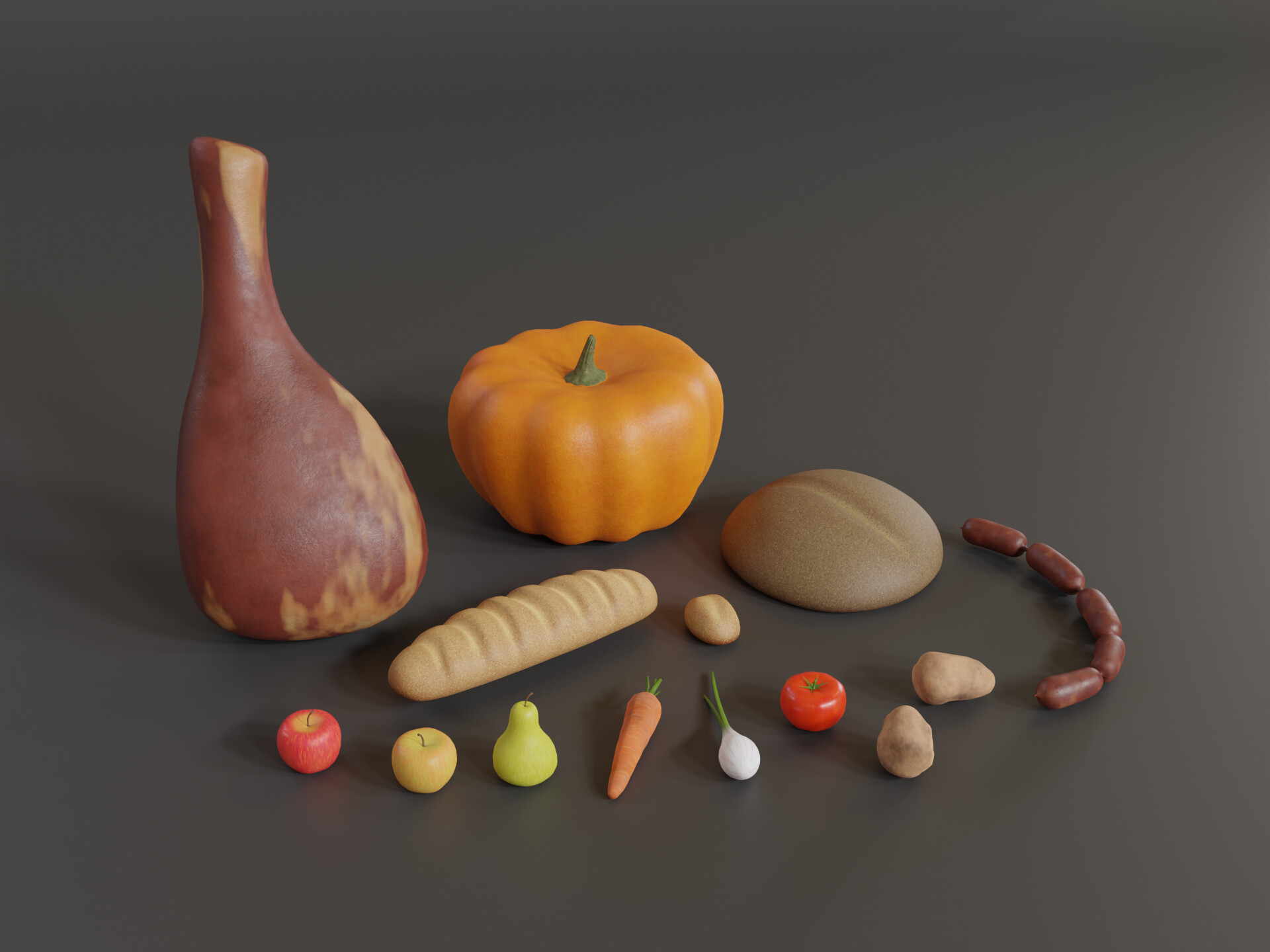 3d models food. Food 3d model.