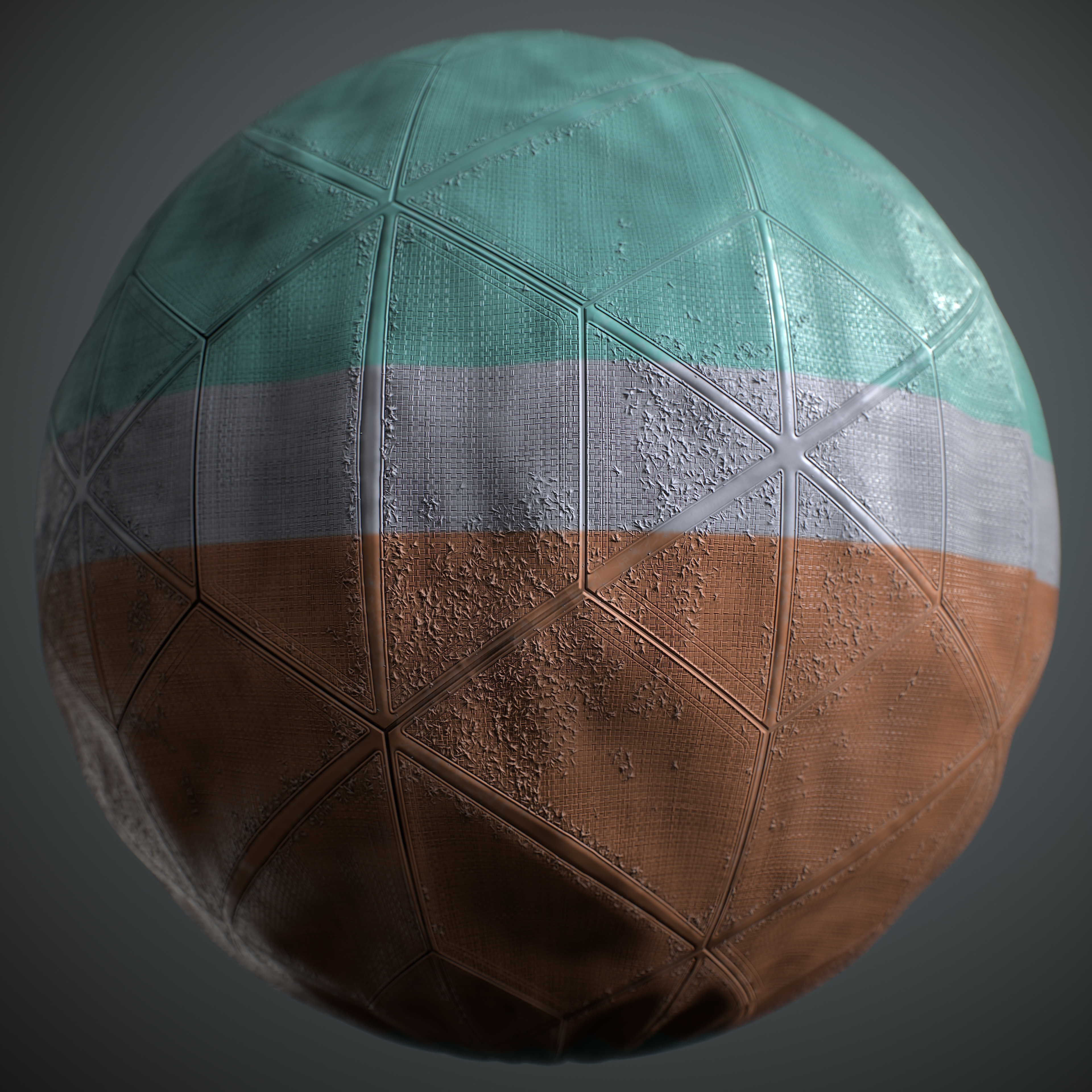 Tri-Colored Canvas