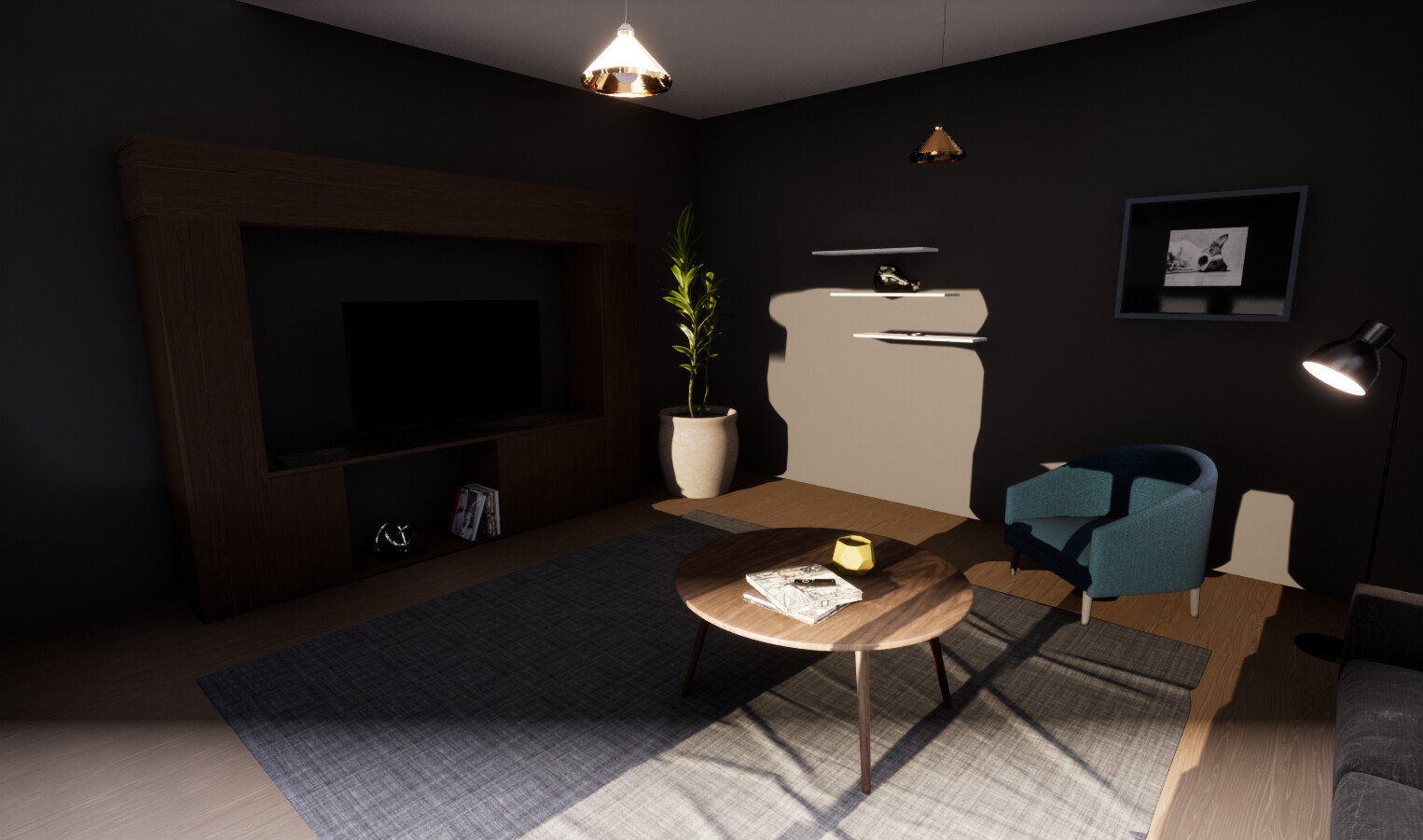 deliverable lumens living room