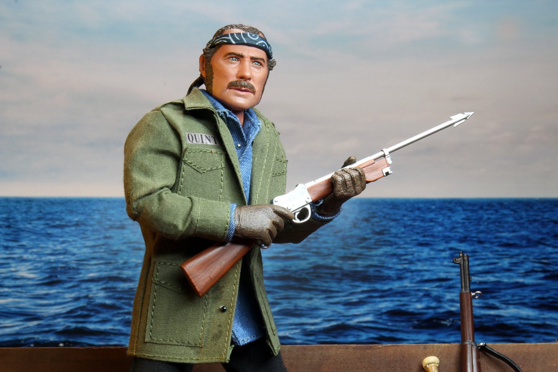 Marty Henley Spear gun Accessory for JAWS Quint action figure NECA