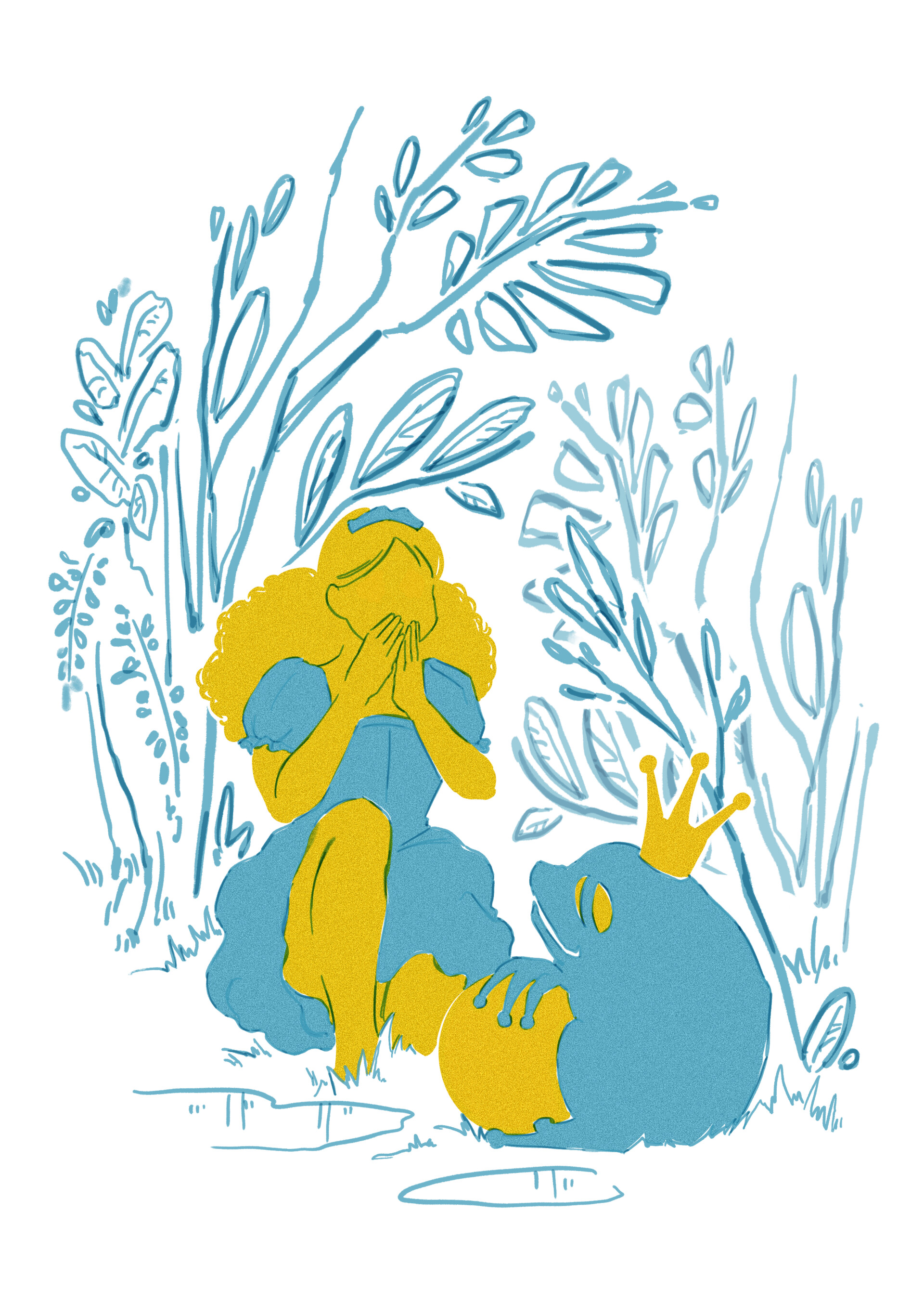 Artstation princess and the frog