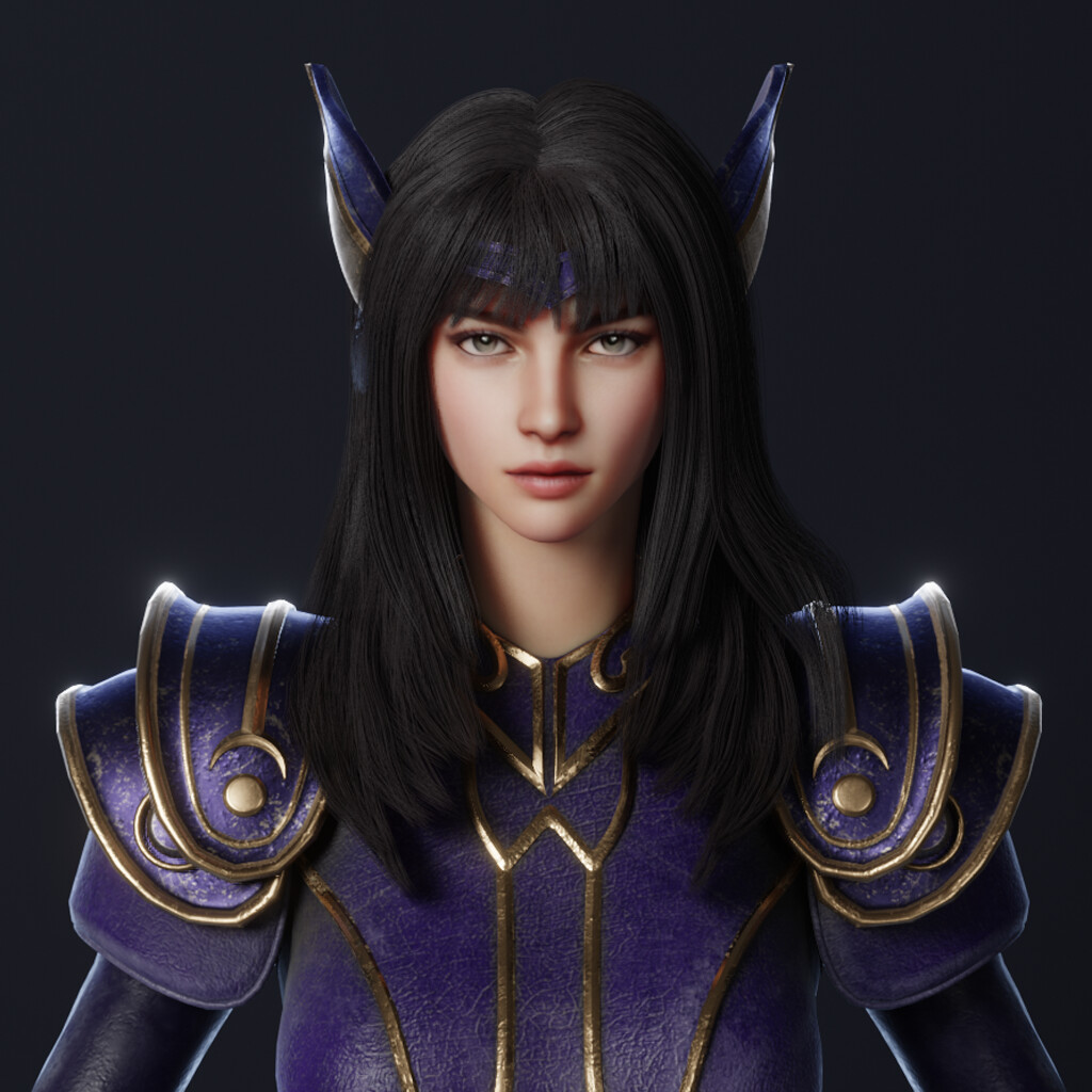 Artstation Rose The Legend Of Dragoon Wip02