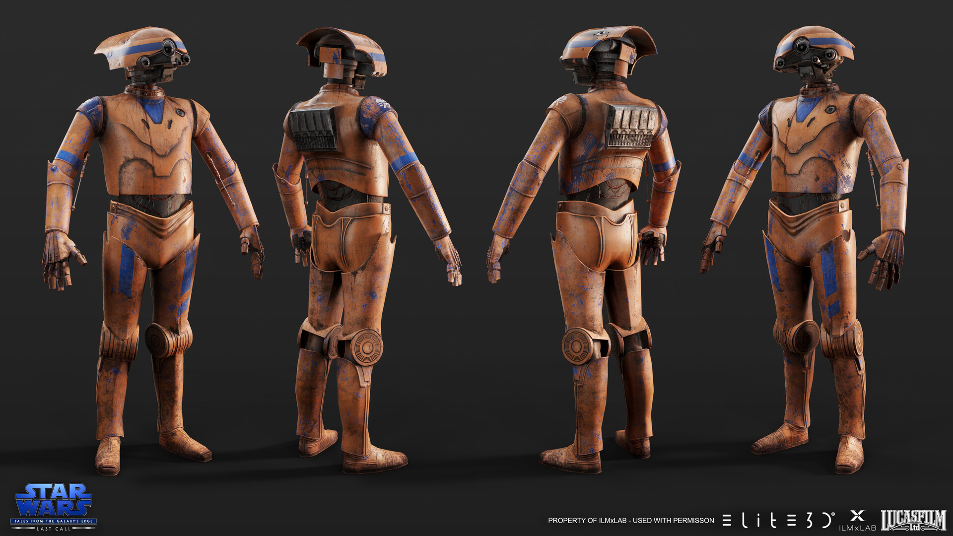 Last Call Galaxy's Edge Vr ArtStation Mechanic Droid Star