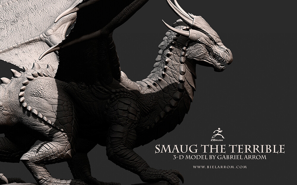 Smaug the terrible - 3d model (ZBrush)