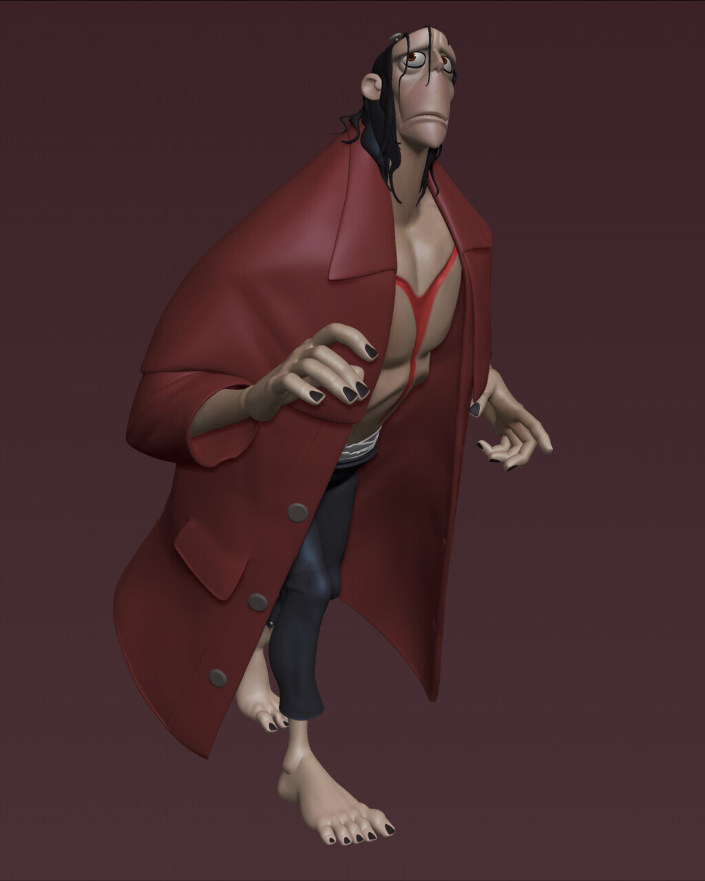 Pose with clothing