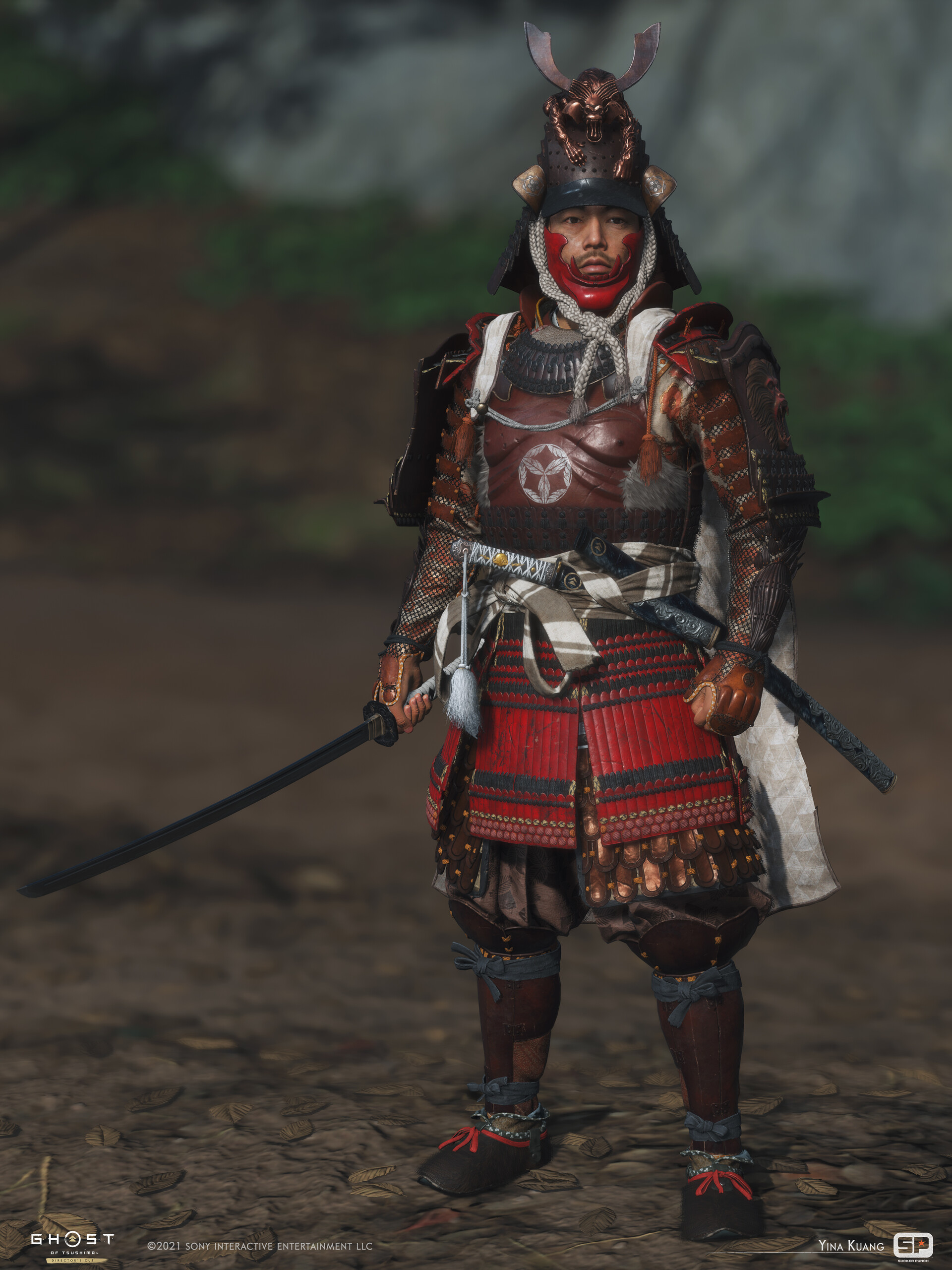 Man I love the new armor dyes and accessories! : r/ghostoftsushima
