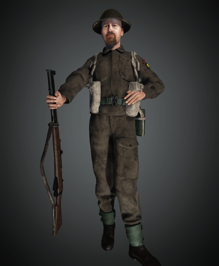 ArtStation - WW2 British Para Trooper