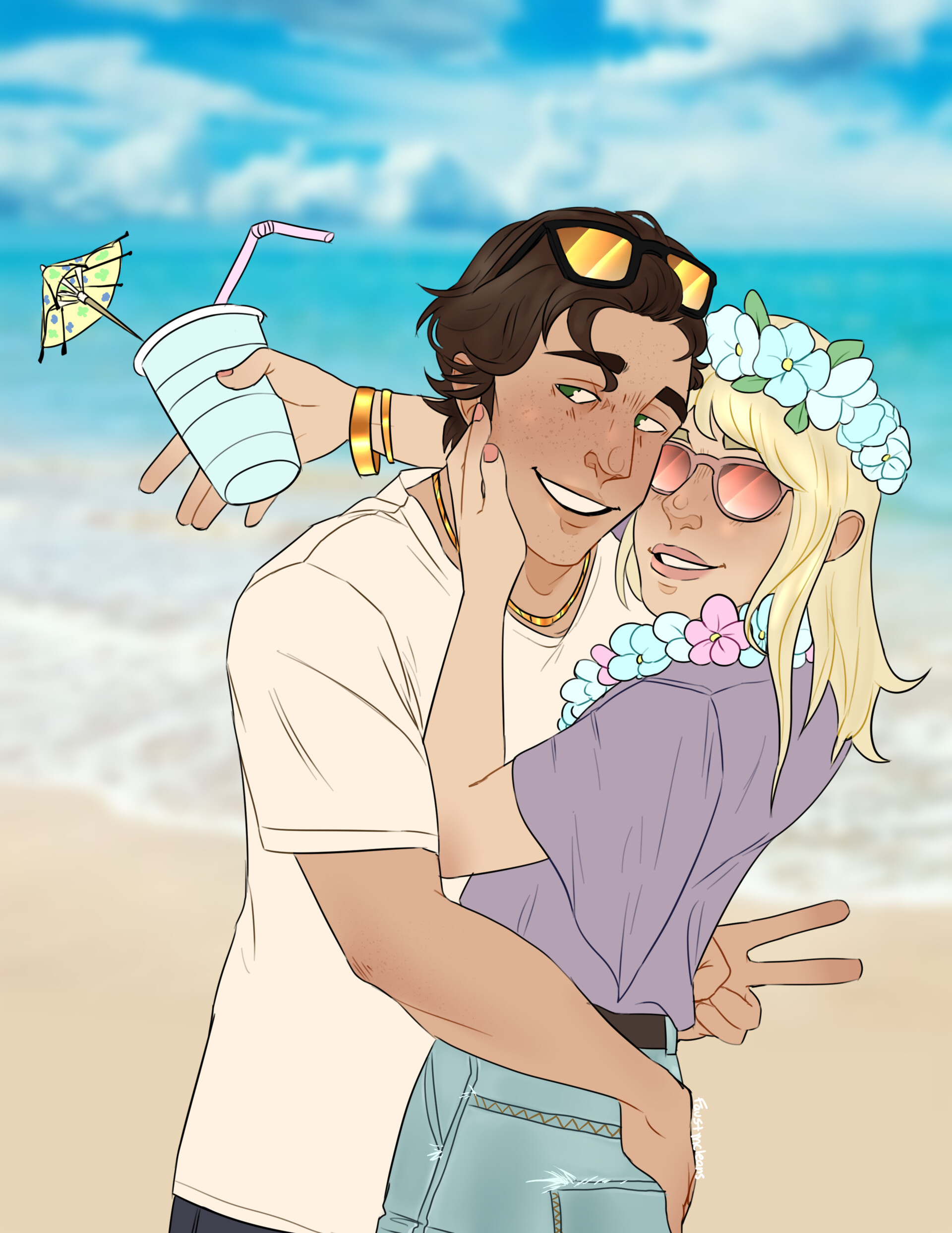 ArtStation - Christina and Brendan Honeymoon