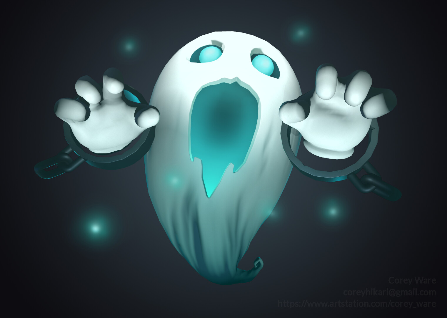 ArtStation - Ghost Light(2D digital work)