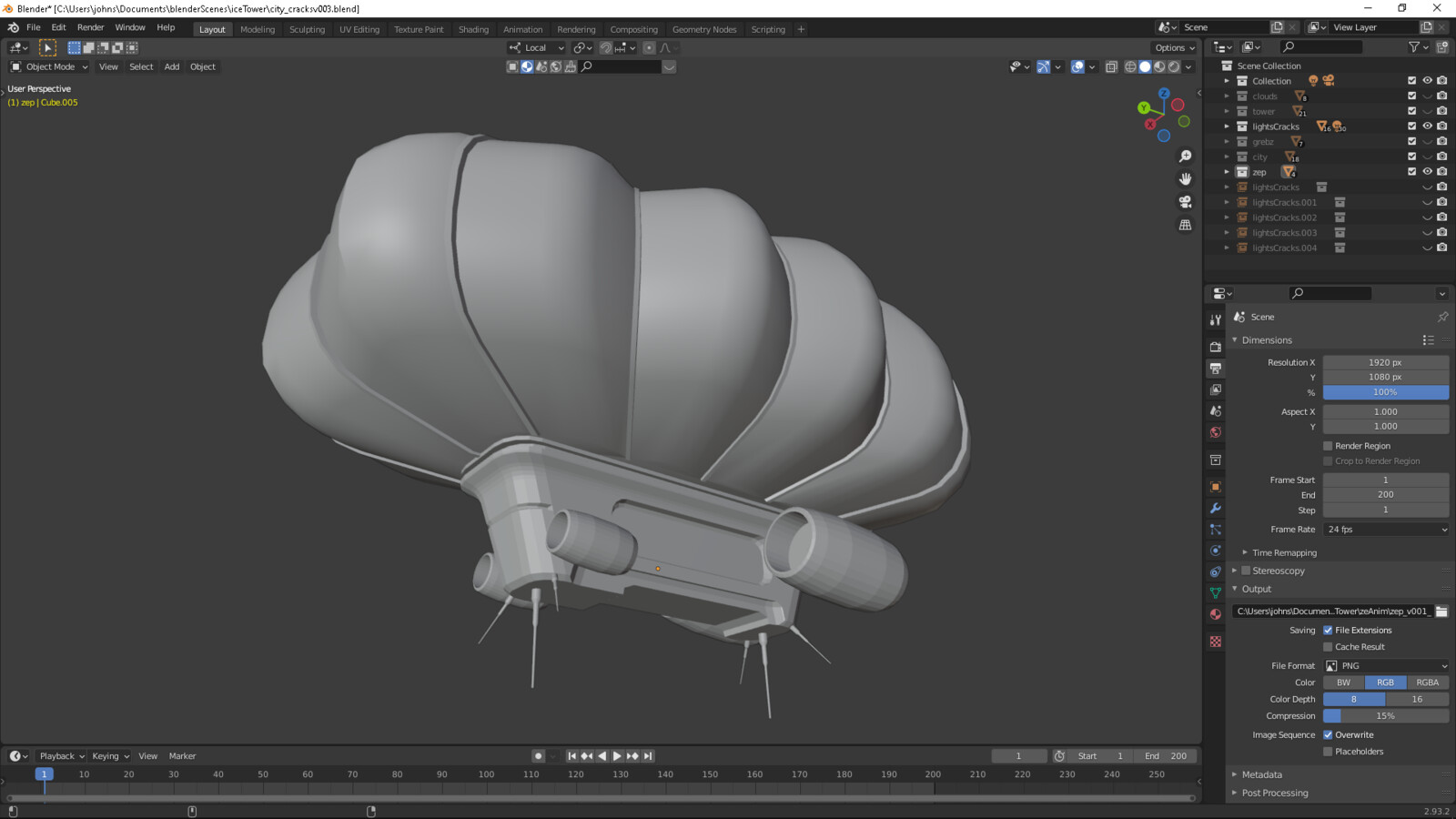 Added a zeppelin style thing.