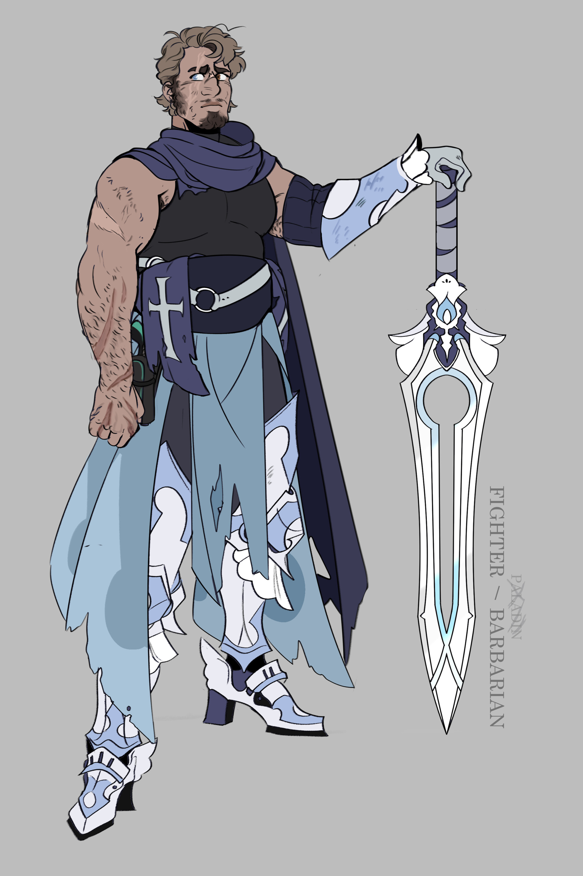 ArtStation Dnd Character Alternate Reference (Hiro)