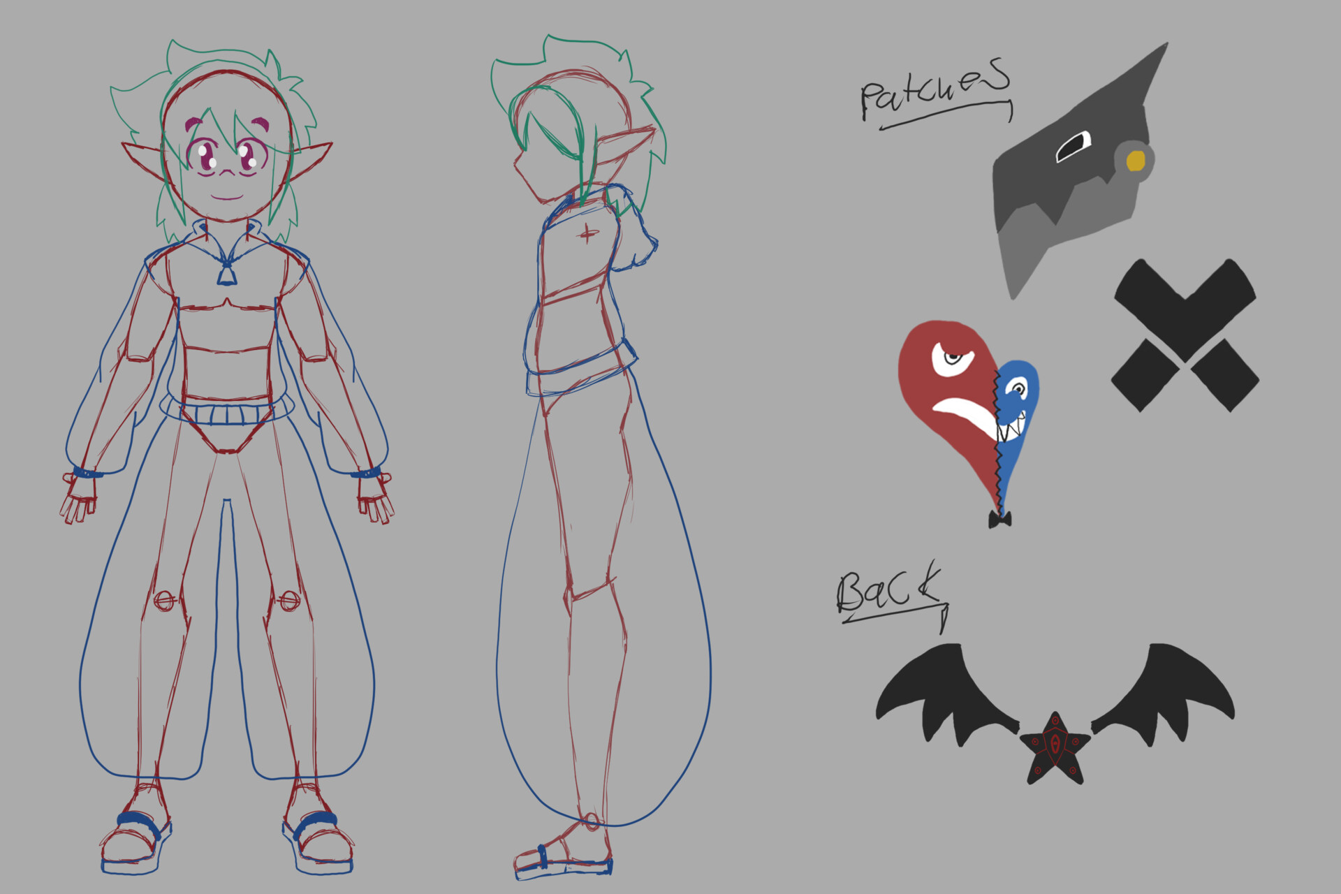 ArtStation Vtuber Model SHeet