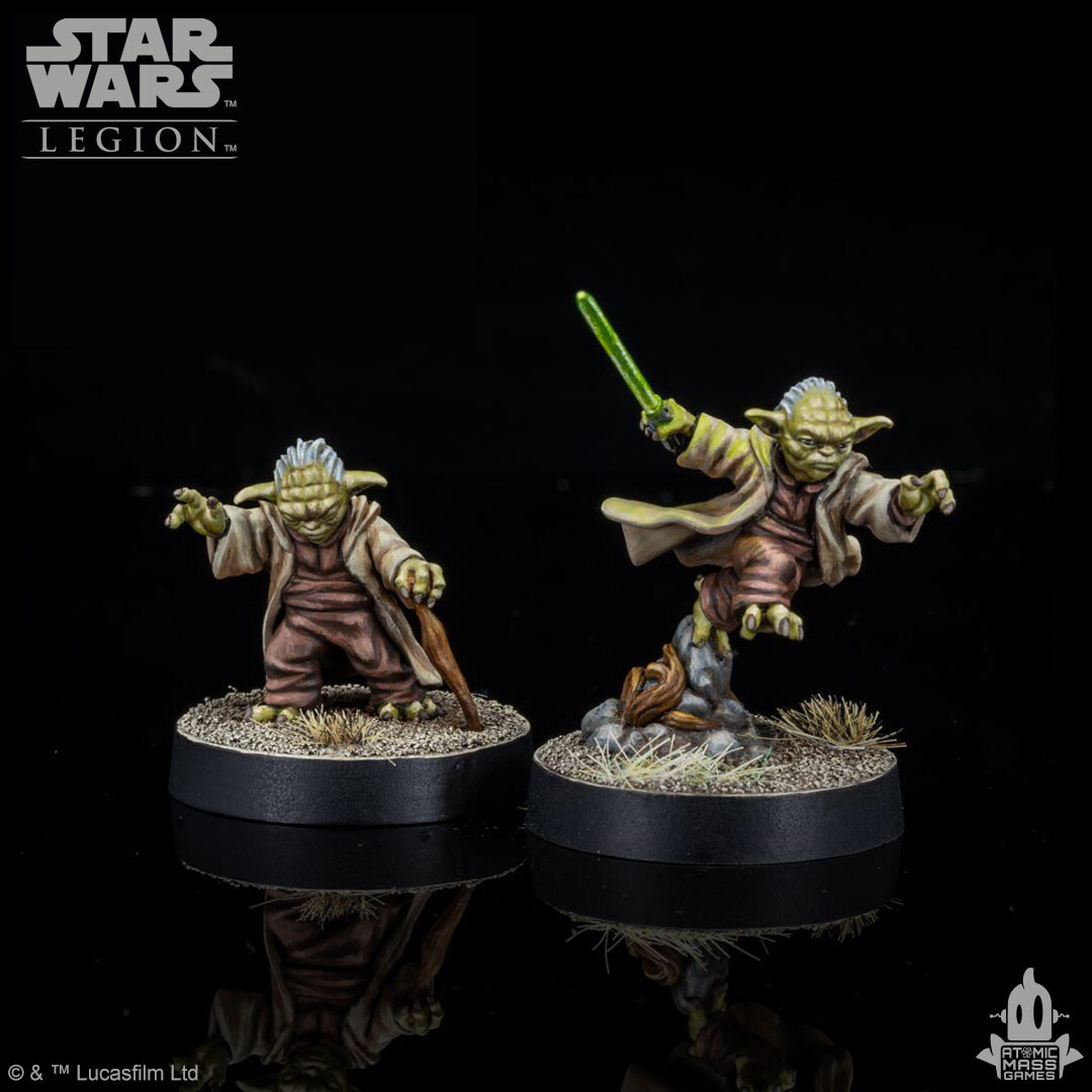 Beautifully painted version of Master Yoda for marketing