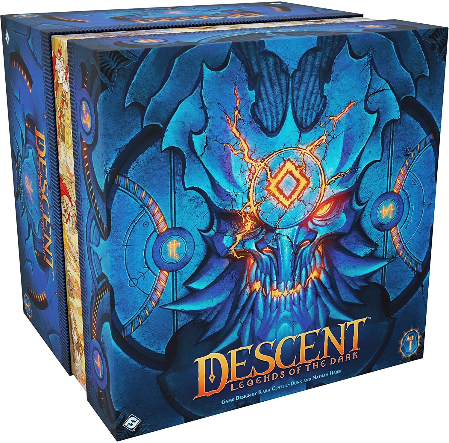 Front of the amazing box design by the amazing artists at FFG