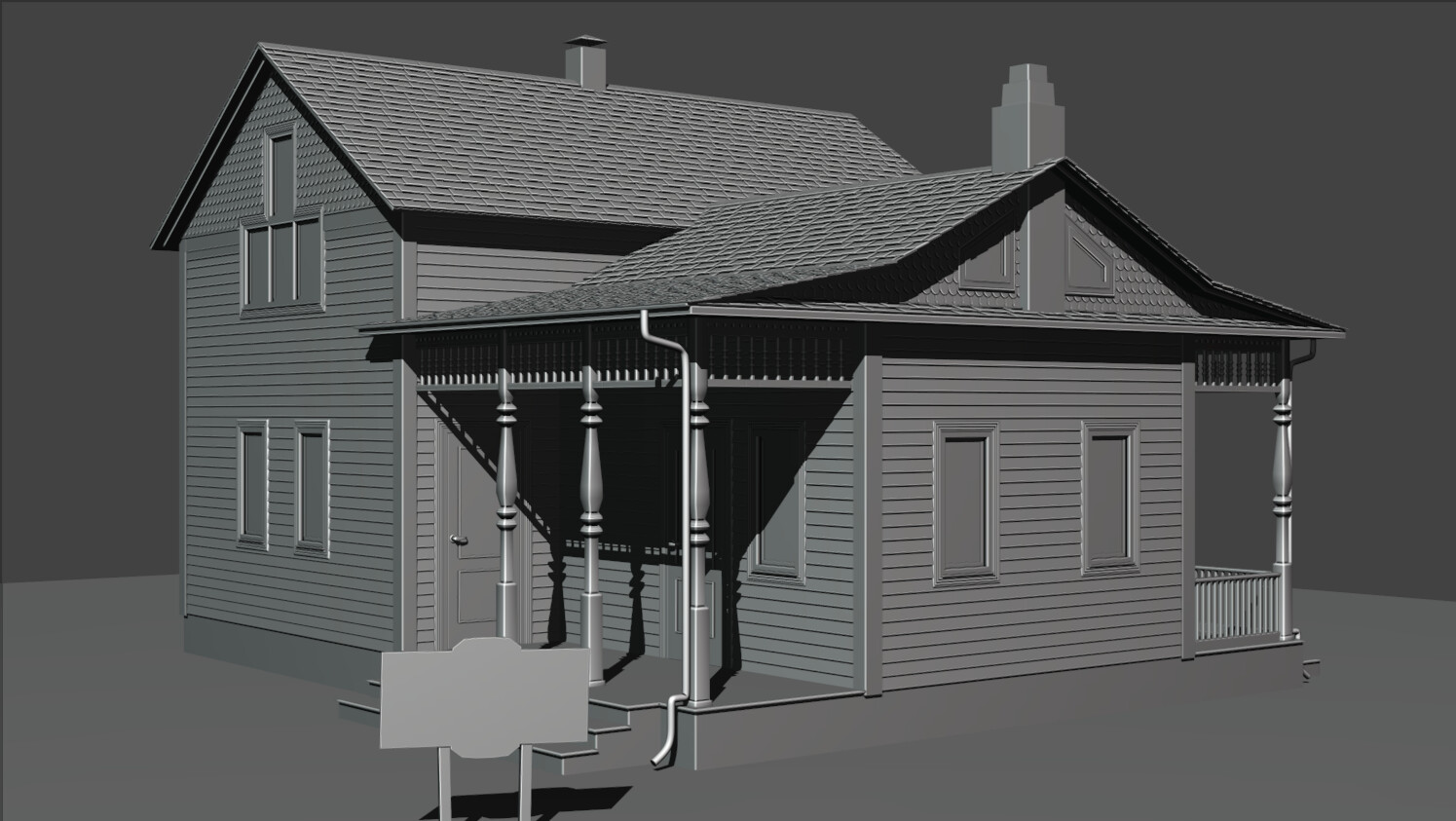 ArtStation Villisca Axe Murder House (Version 2) Dark Places