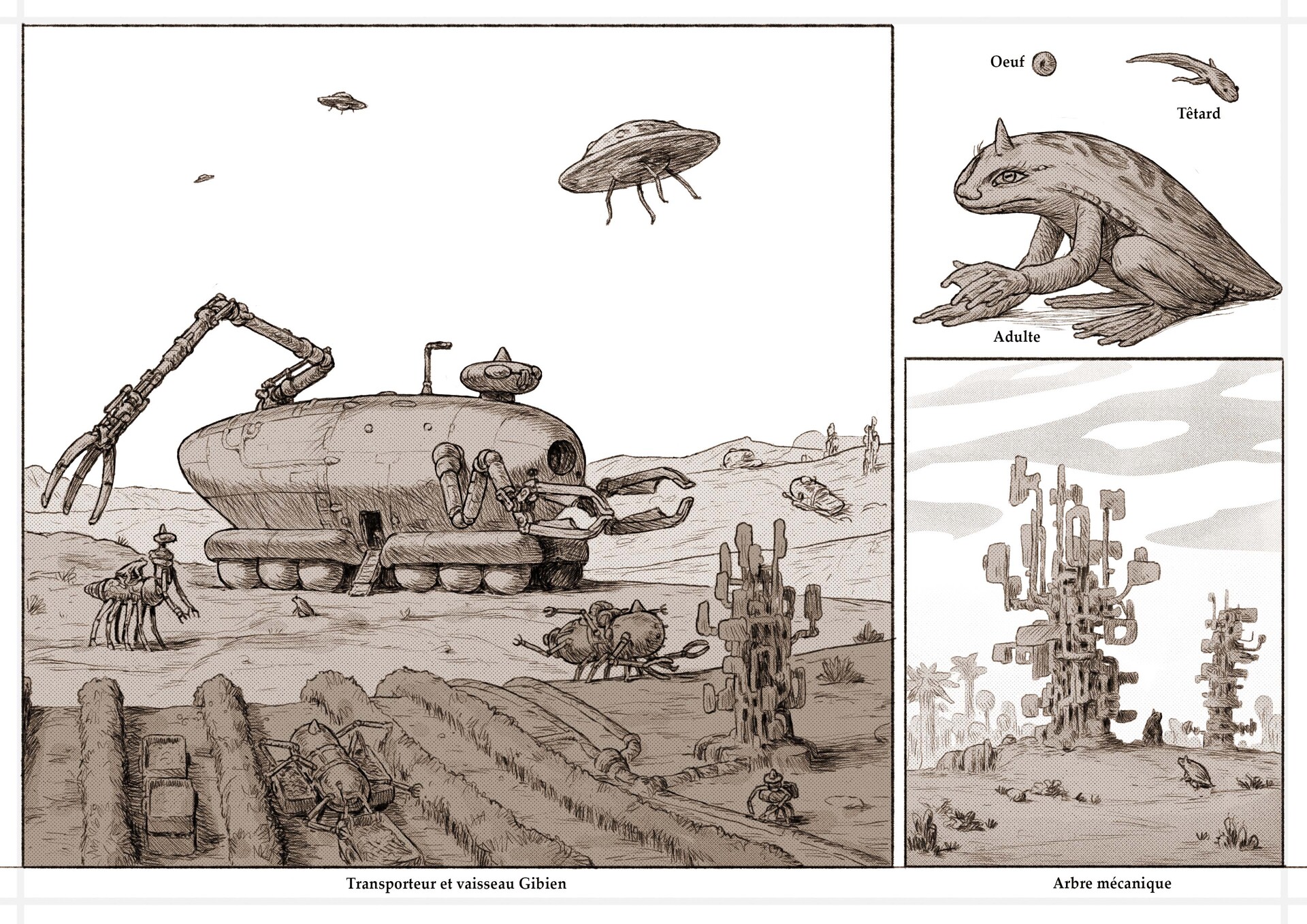 A reference to the "gibi" from the "Shadoks" an amazing old french tv show. Shadoks are bird like and live on a moving planet and are opposed to the more clever gibis who make fun of them.