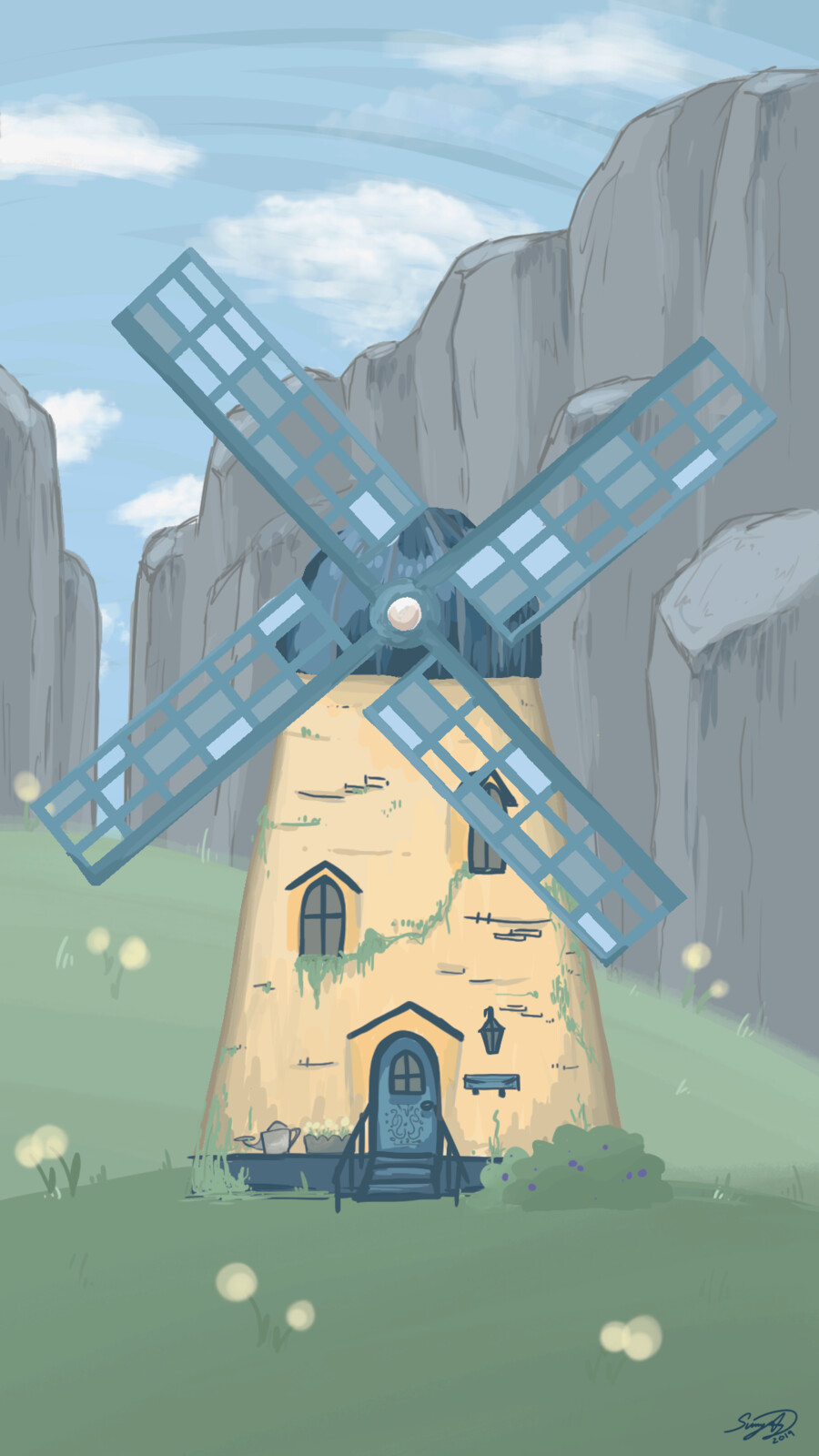 Windmill Concept Art 