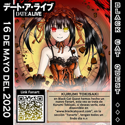 ArtStation - Kurumi Tokisaki #2 (Date A Live)