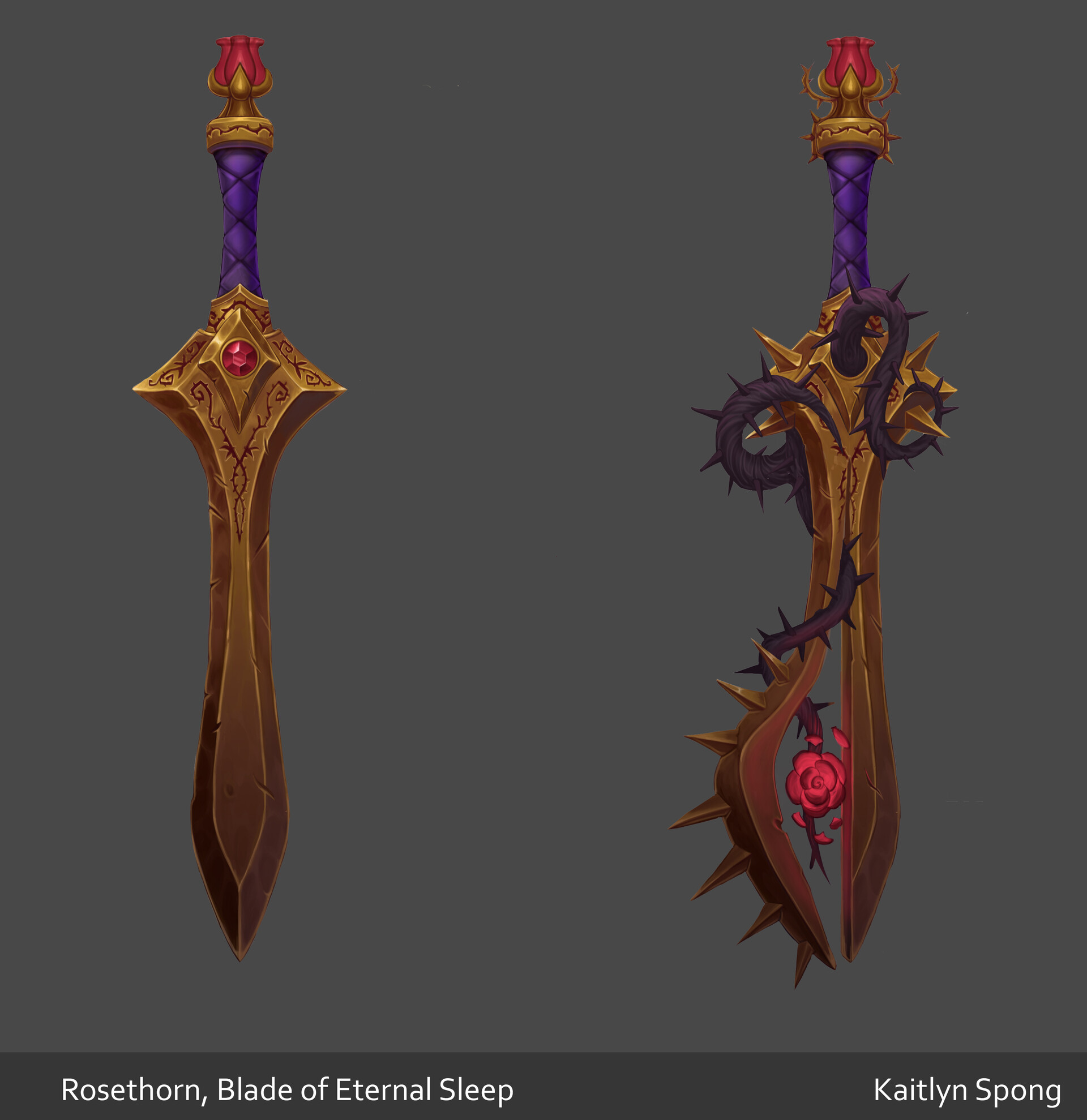 ArtStation - Rosethorn Blade