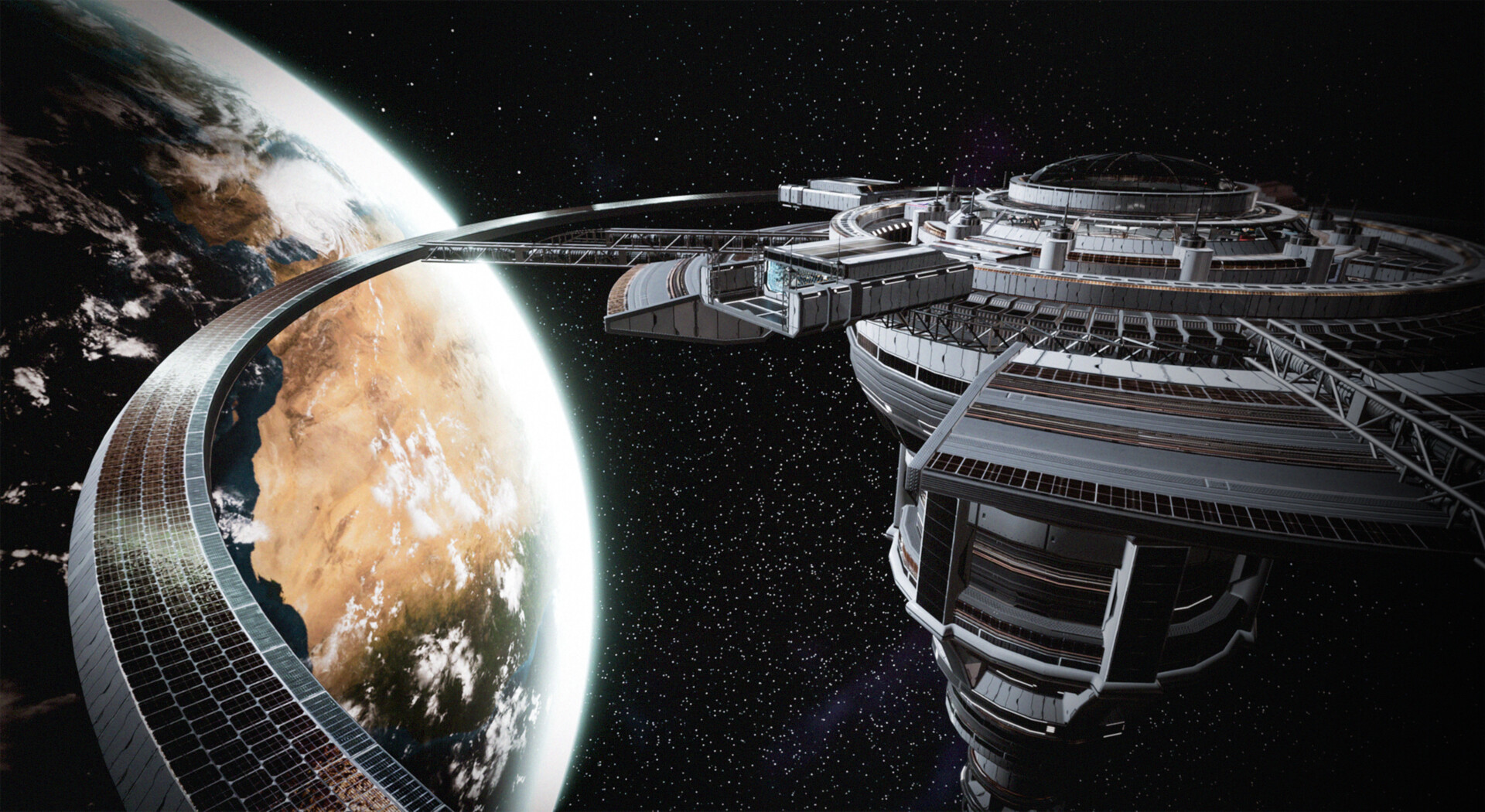 ArtStation - GenXP - Shorepark and GCX Space Station