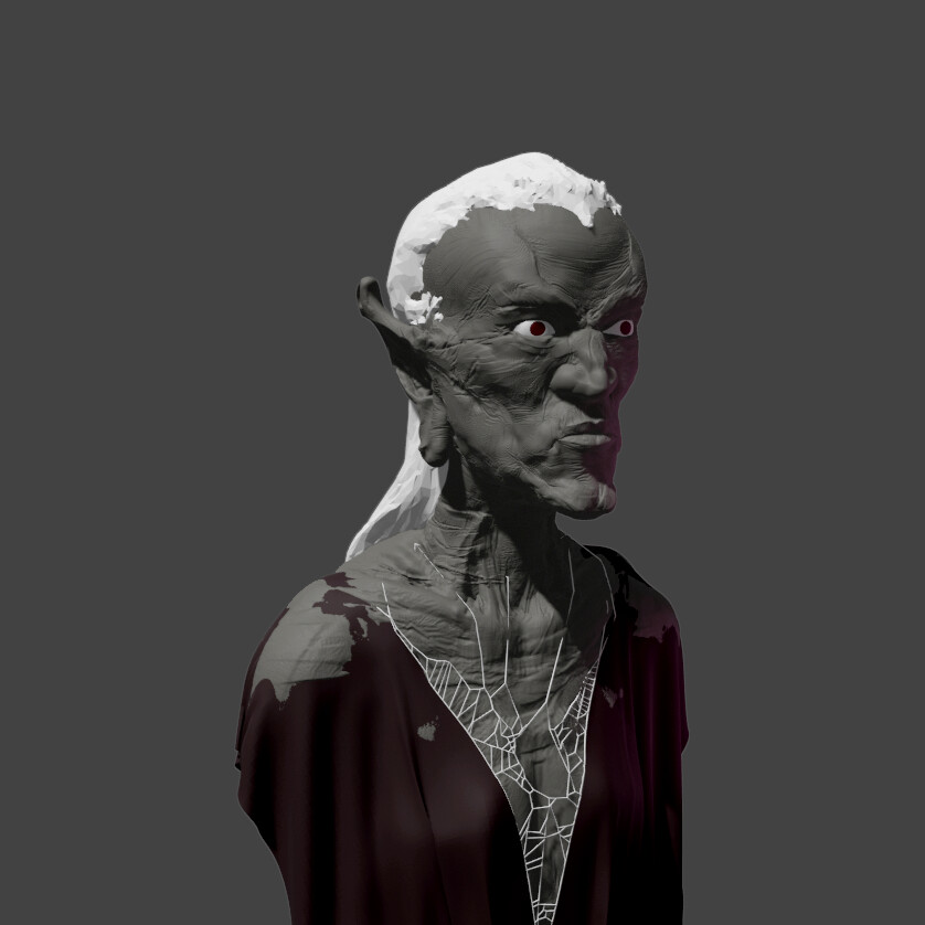 ArtStation - Matron Baenre (from the Dark Elf Trilogy)