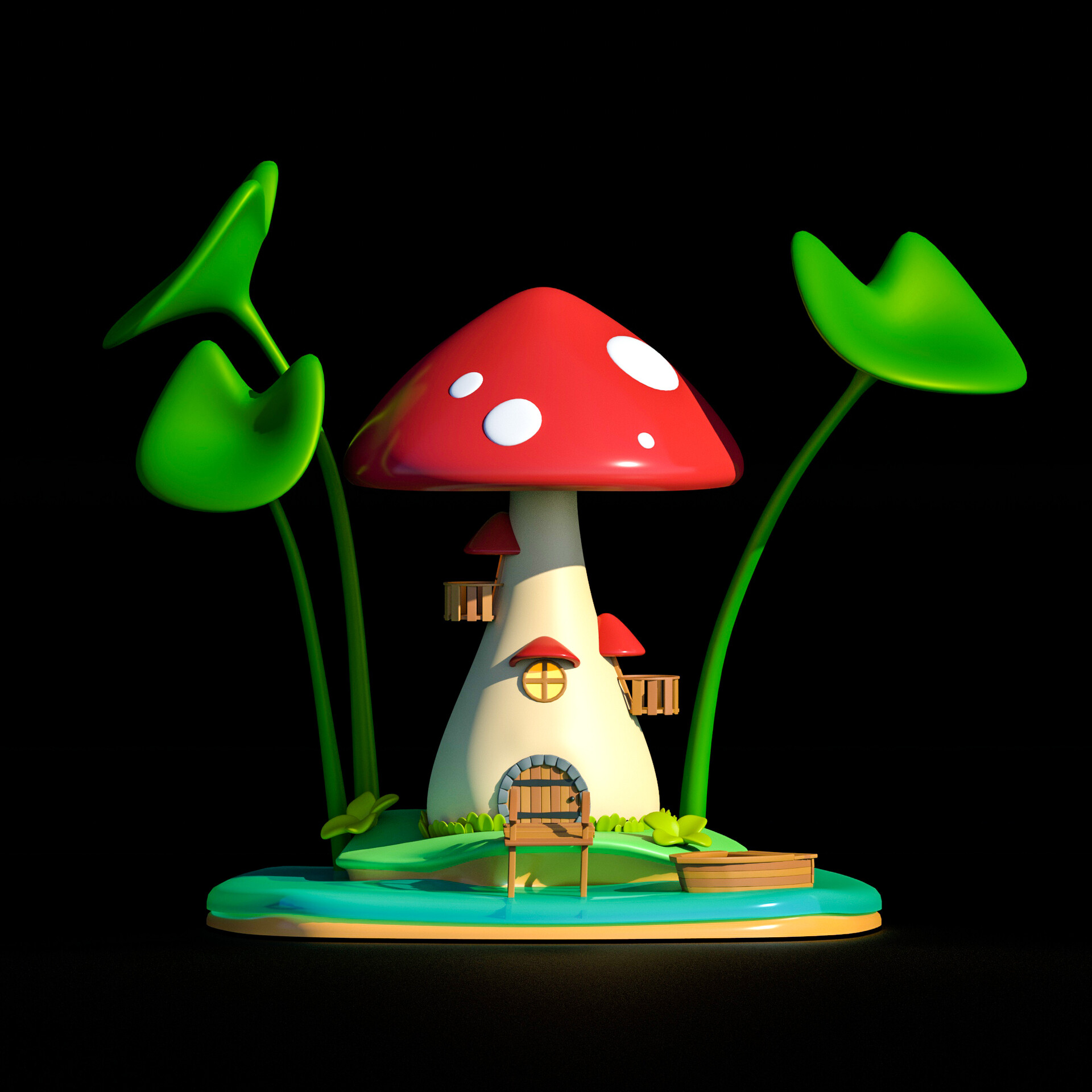 ArtStation - Little Mushroom House