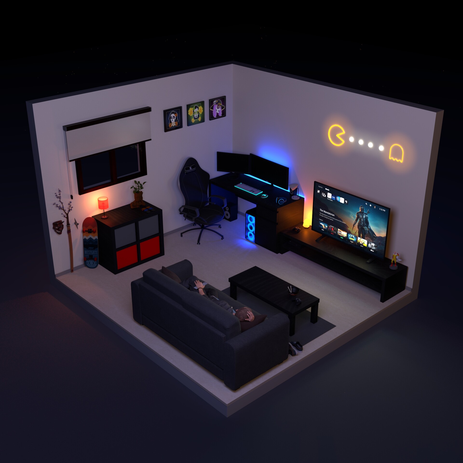 ArtStation - My Room in 3D