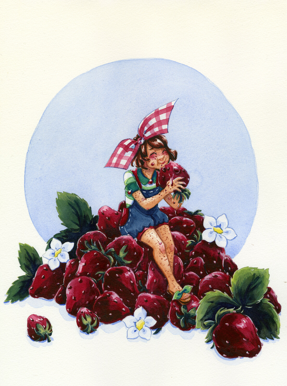 Finished watercolor illustration