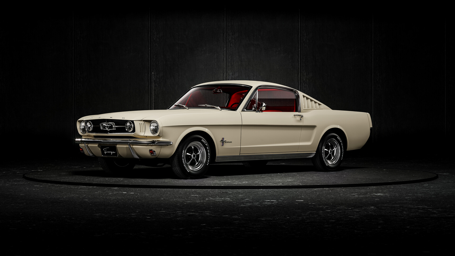 ArtStation Ford mustang Turntable