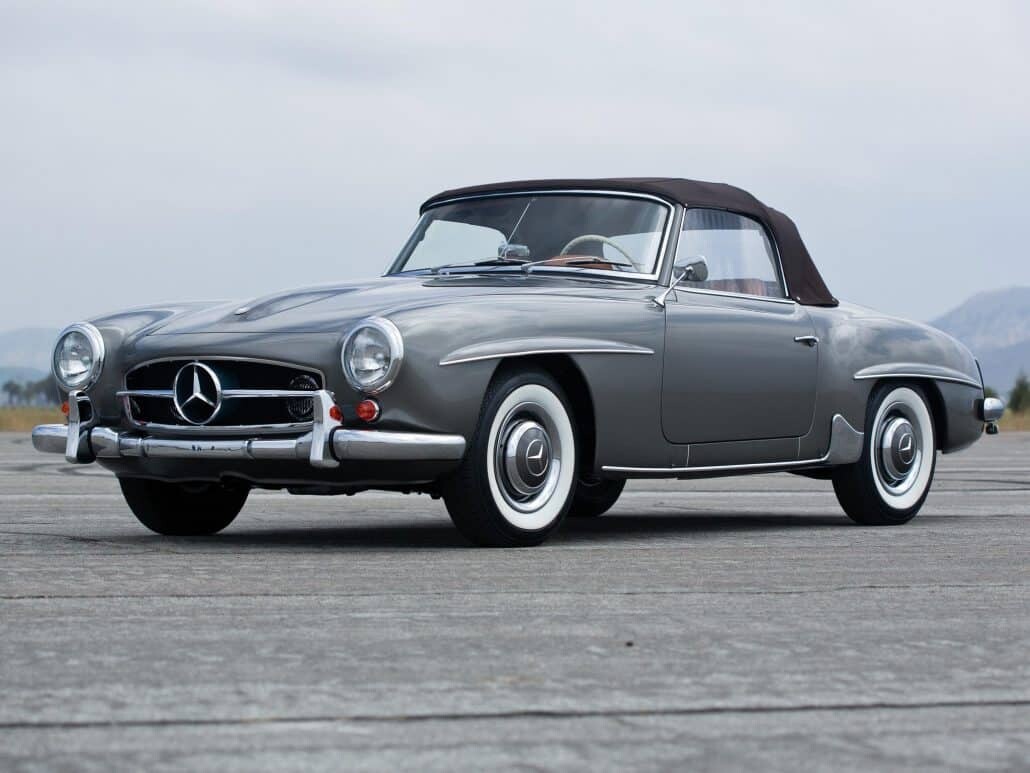 mercedes 190SL original/real life
front quarter