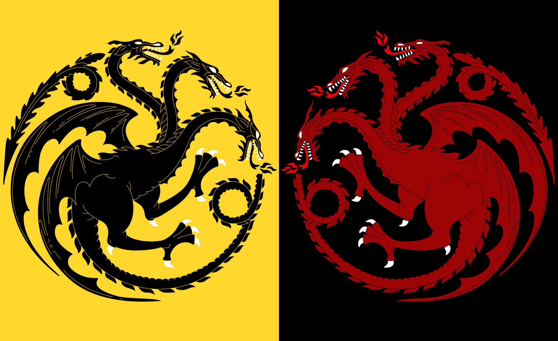 ArtStation - Daemon III Blackfyre vs House Targaryen Wallpaper (ASOIAF)
