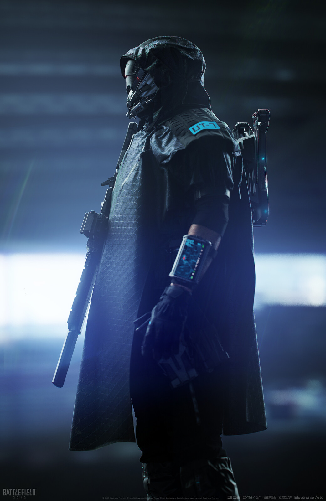 "Battlefield 2042" Final concept art of Casper's Legendary Prototype 2055 skin