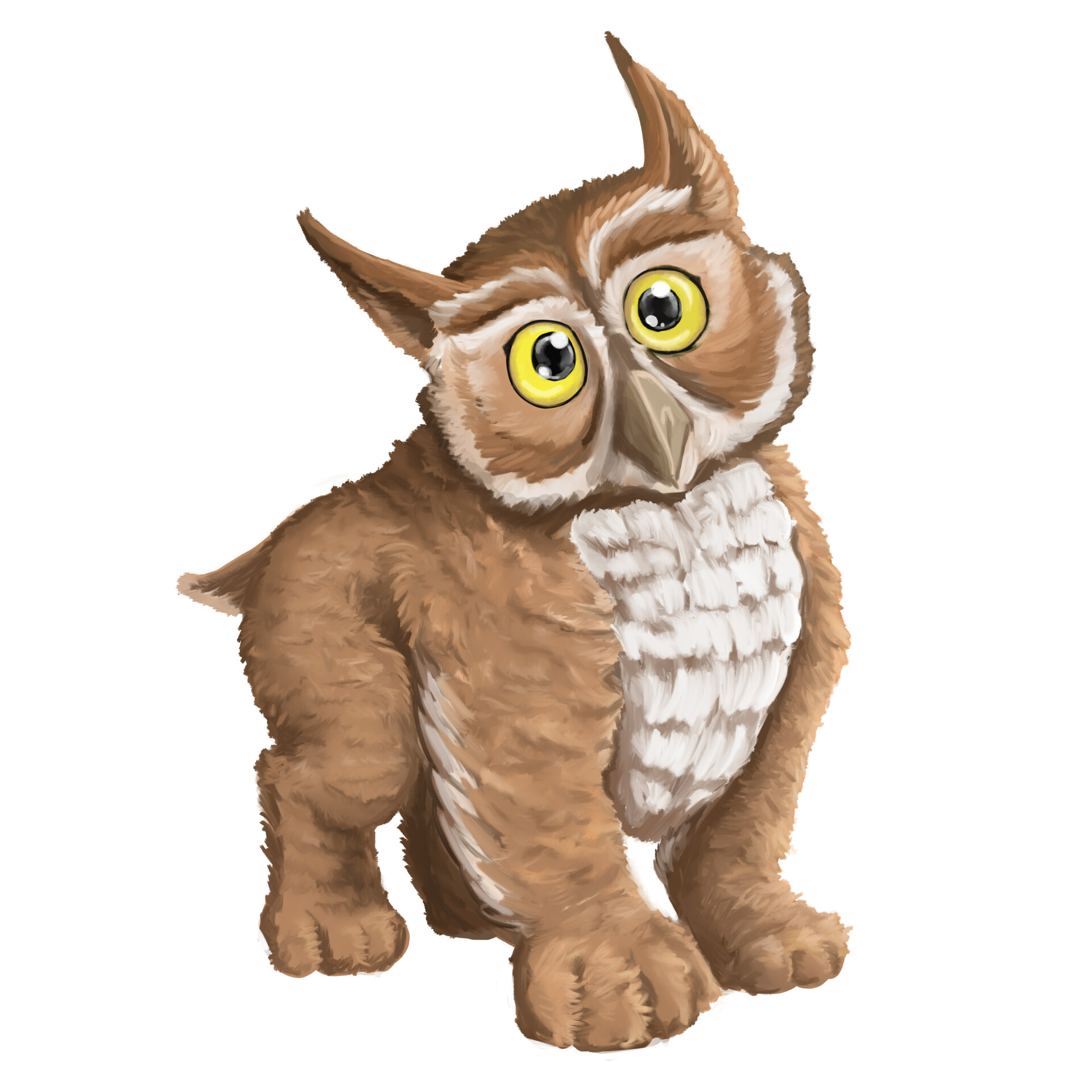 ArtStation - Owlbear cub