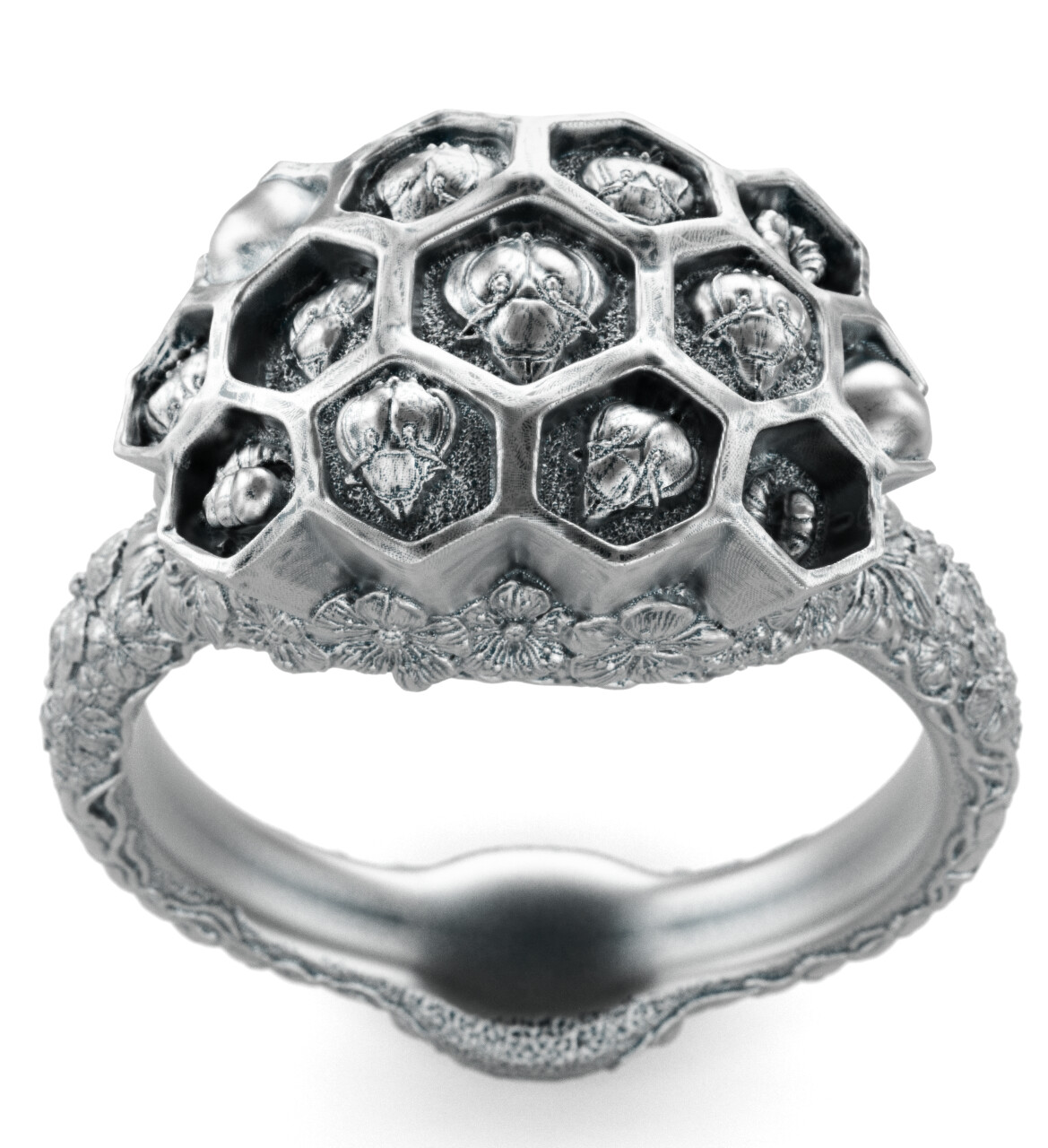 Earlier version of the ring rendered in Keyshot