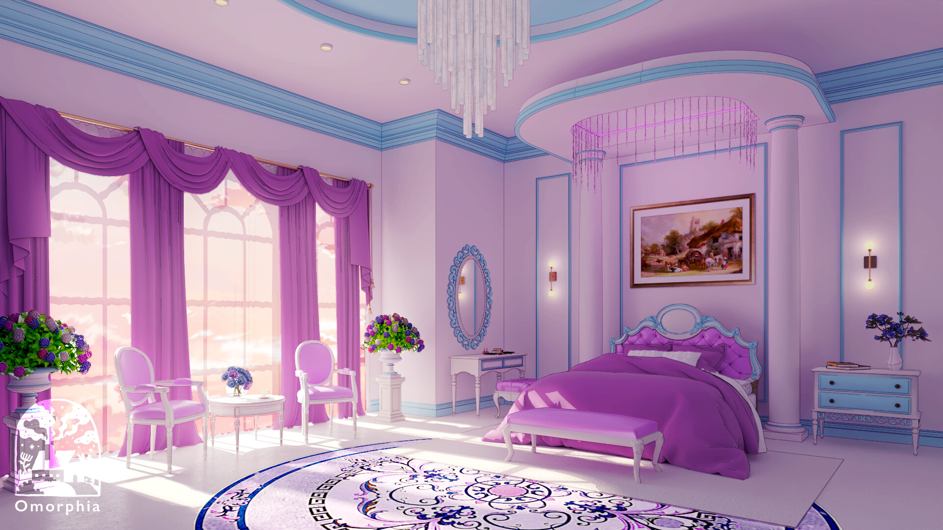 ArtStation - Classic and Contemporary Bedroom Style