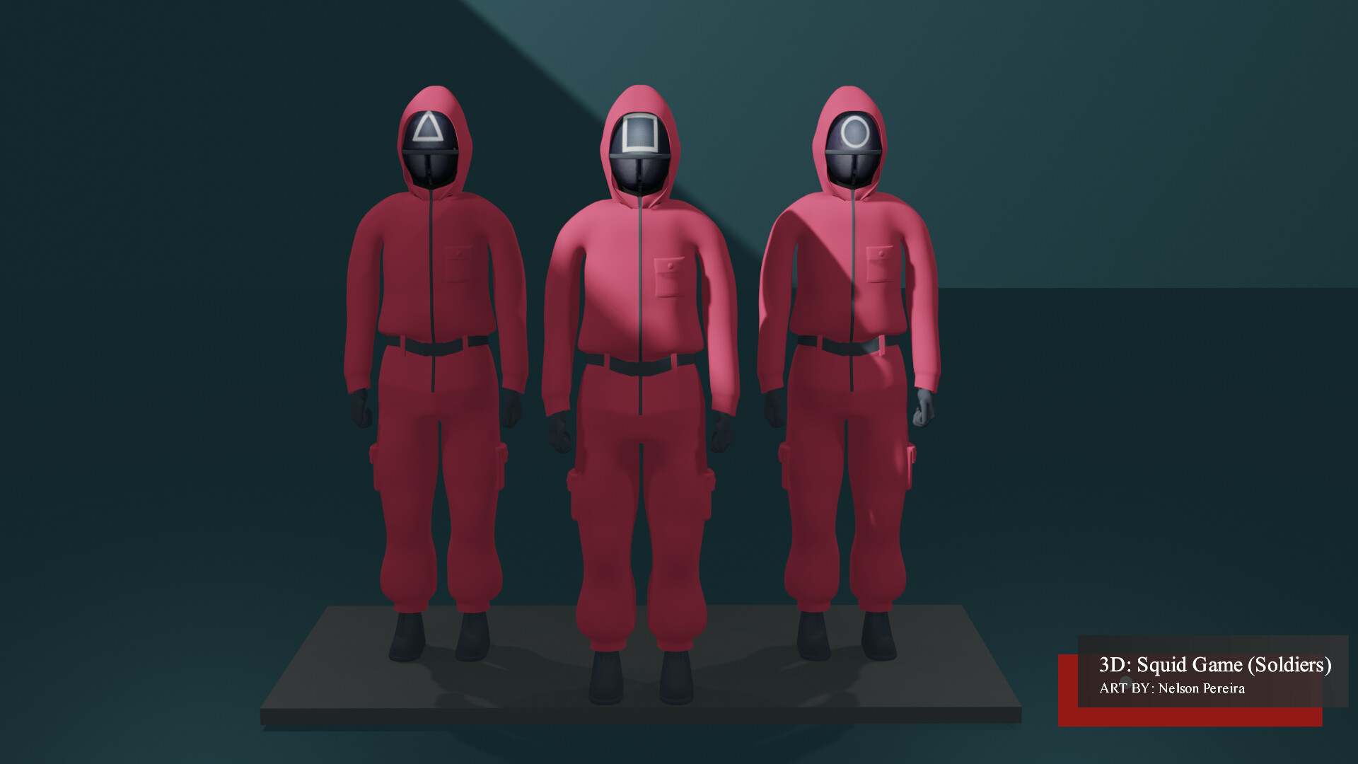 Artstation squid game soldiers