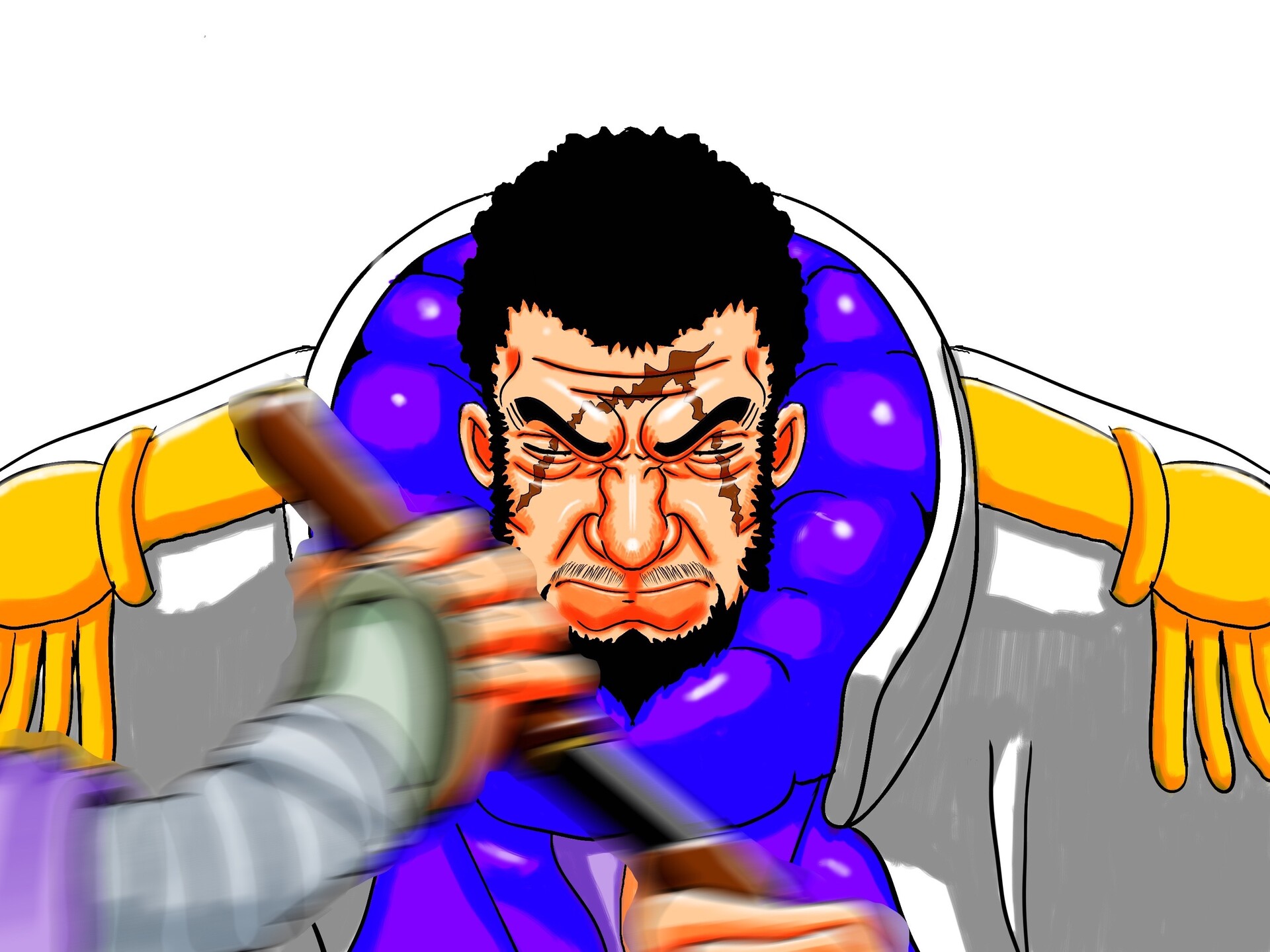 ArtStation Admiral Fujitora (issho) One Piece