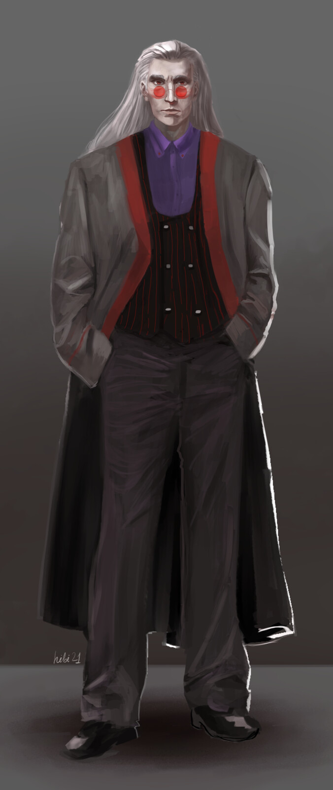 Ola Ptak - Vampire guy concept