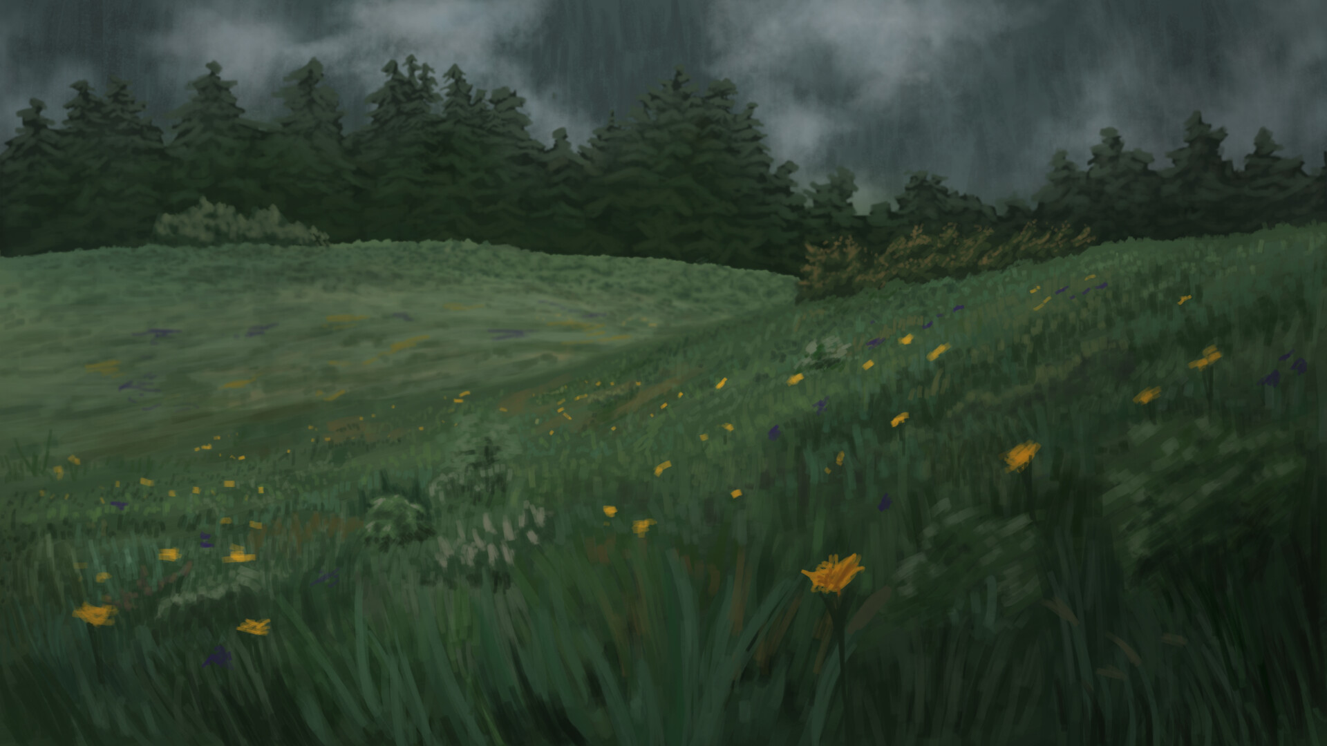 ArtStation - Background #33 -THE DEER-