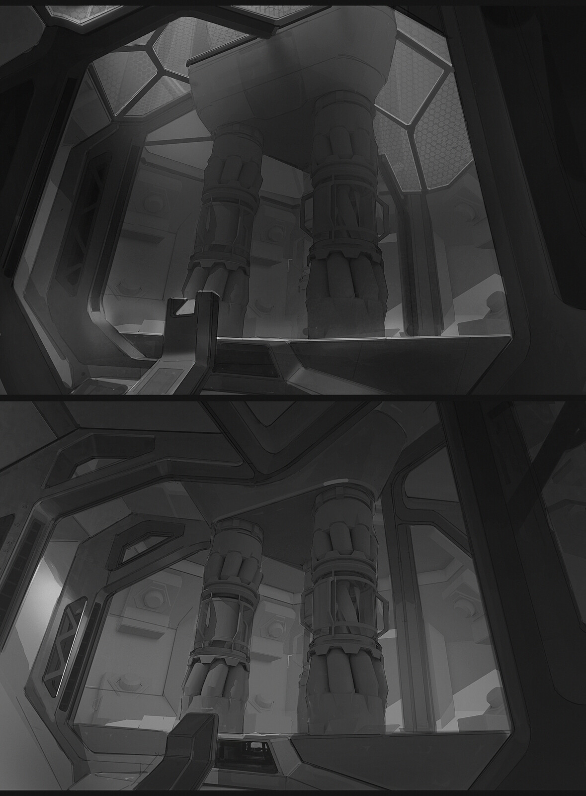 Astraea FTL Interior sketches
