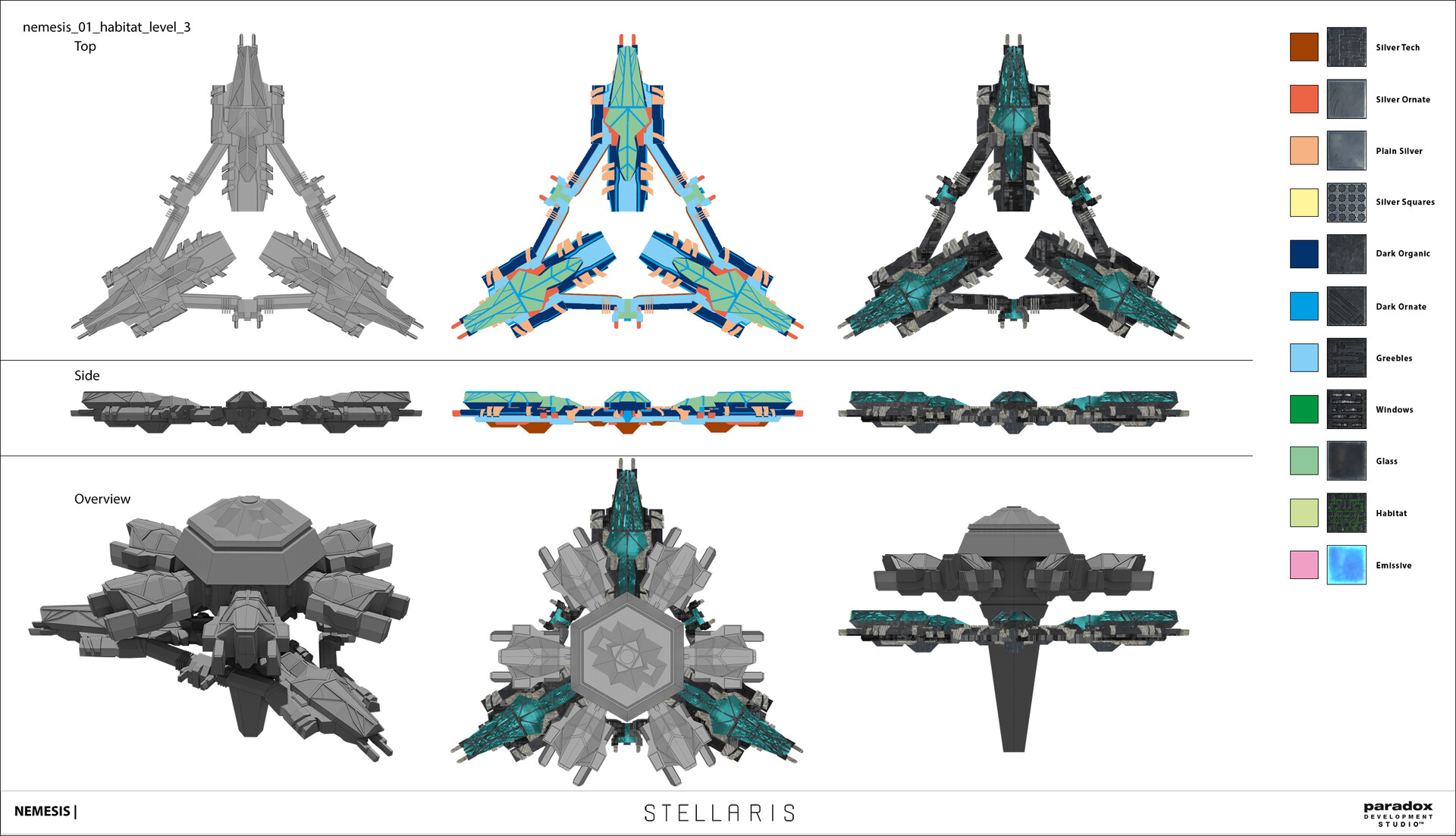 Mattias Larsson Stellaris Nemesis Station Habitat