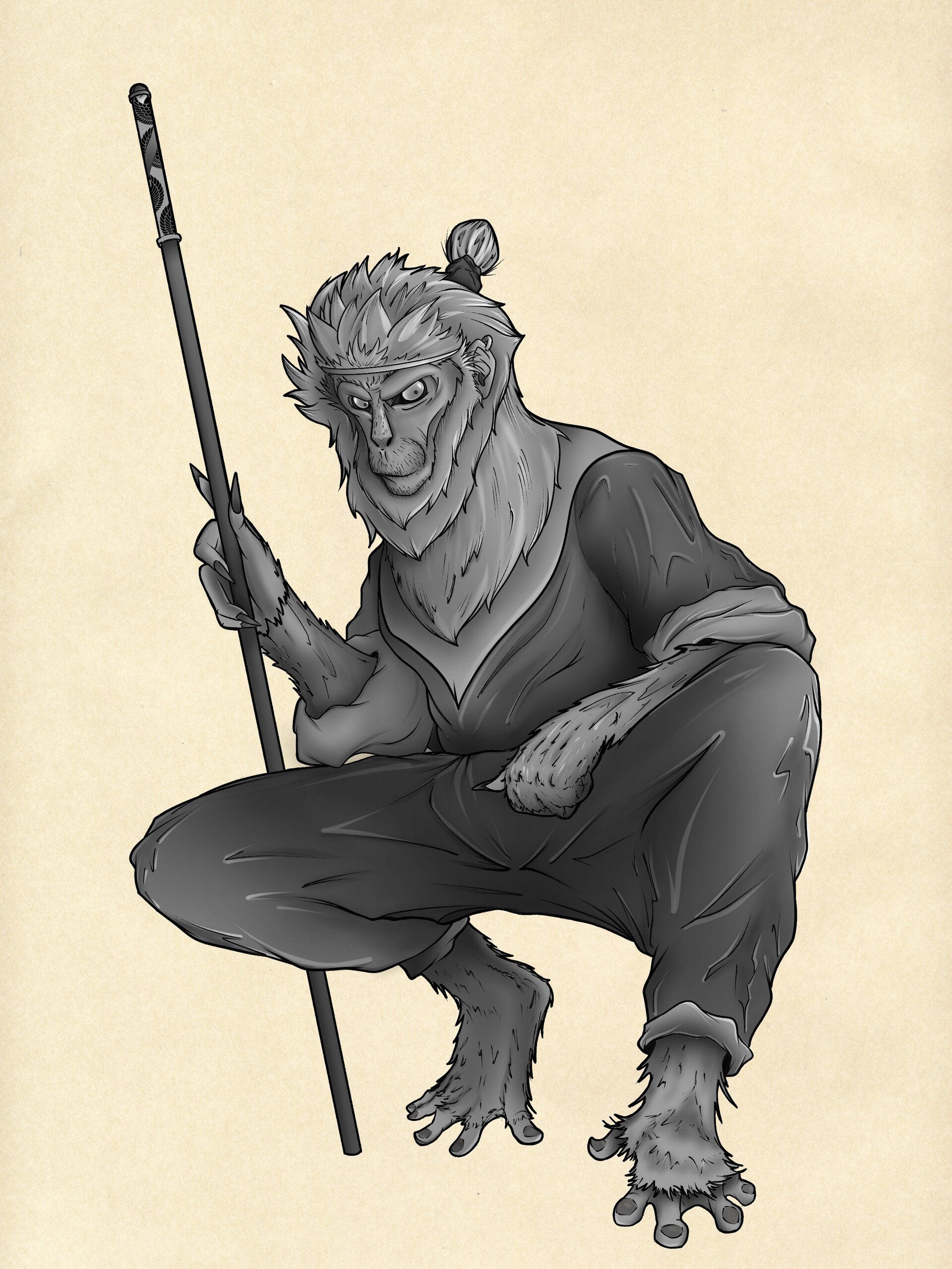 Artstation Sun Wukong The Monkey King