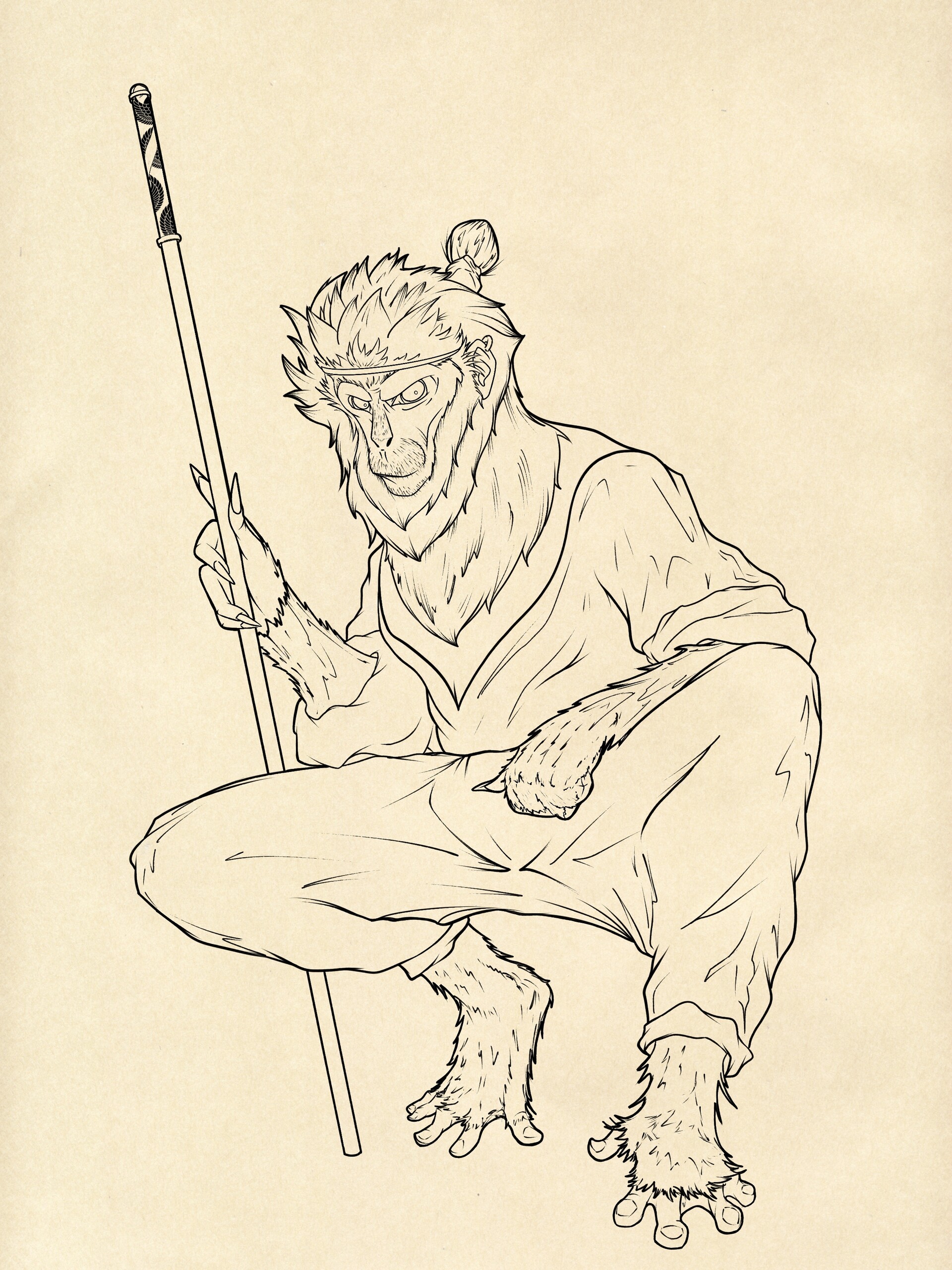 Artstation Sun Wukong The Monkey King