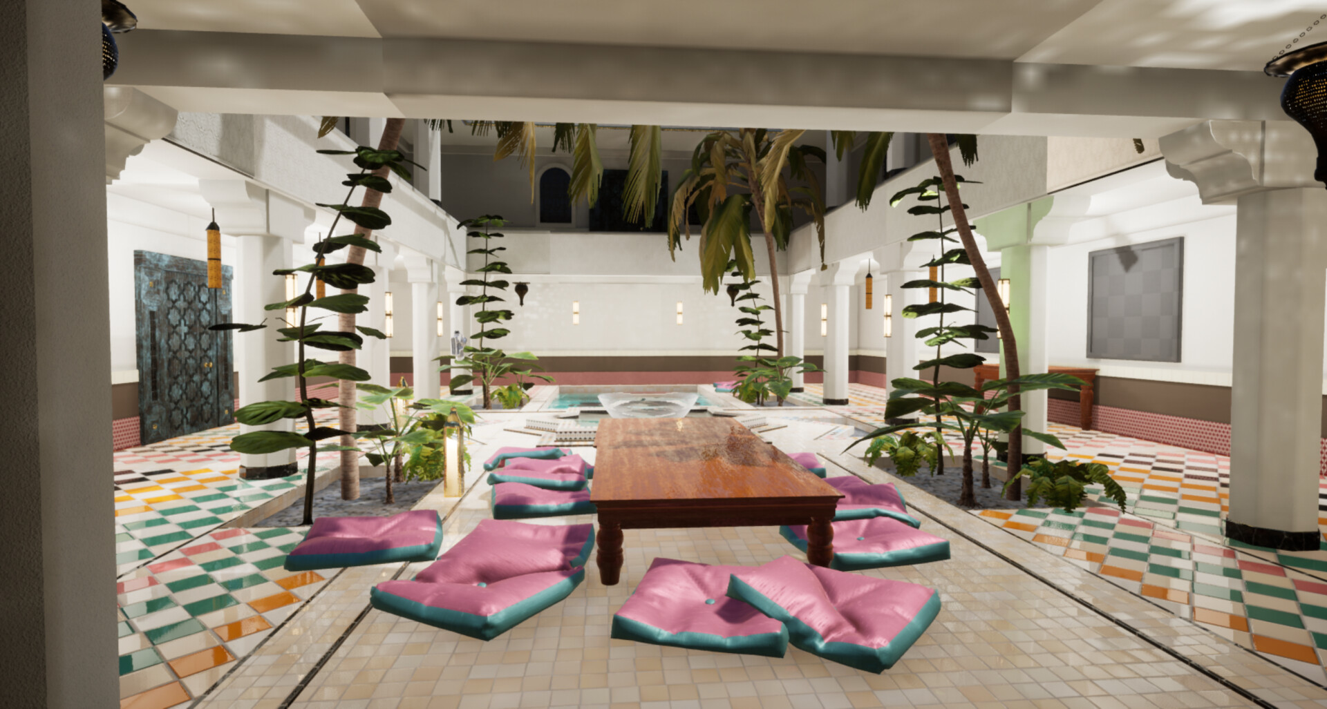 Israel k moroccan courtyard breakdown