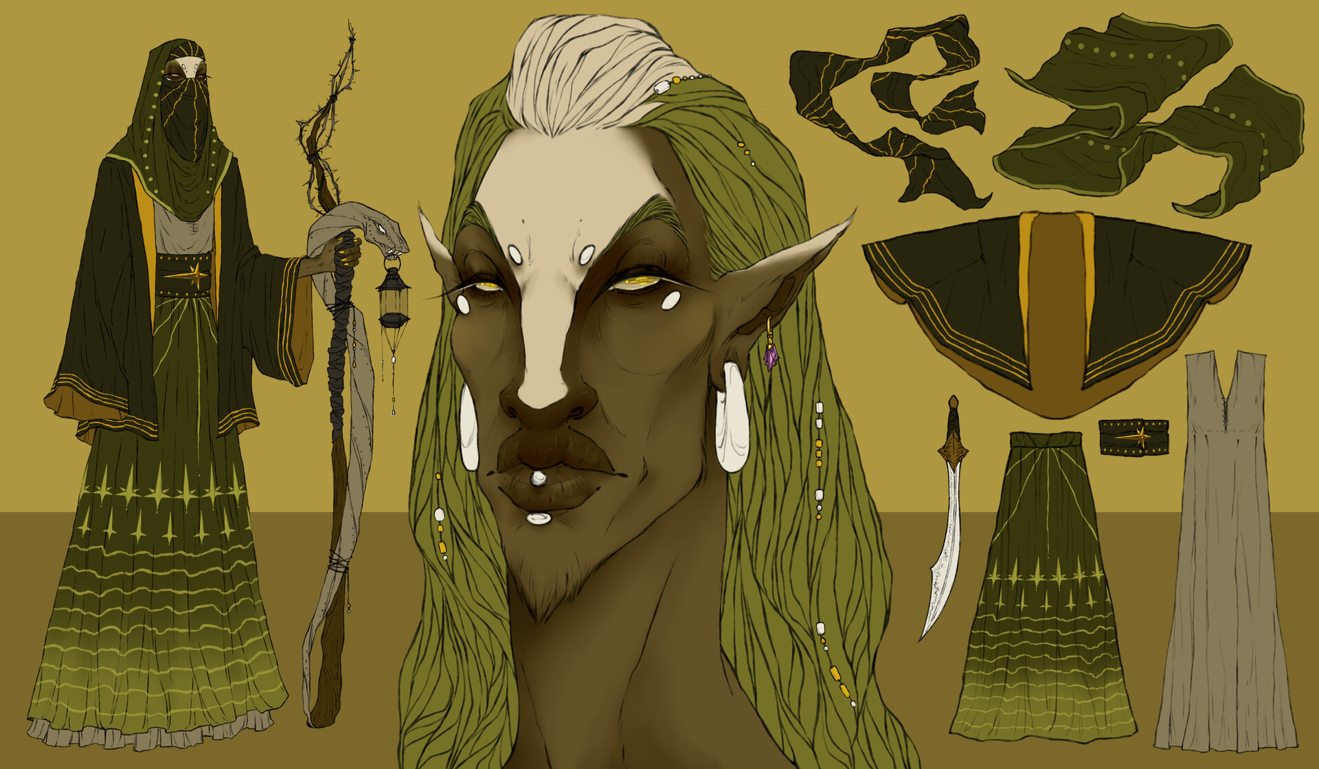 ArtStation - Rho reference sheet (Pre-Devotion)